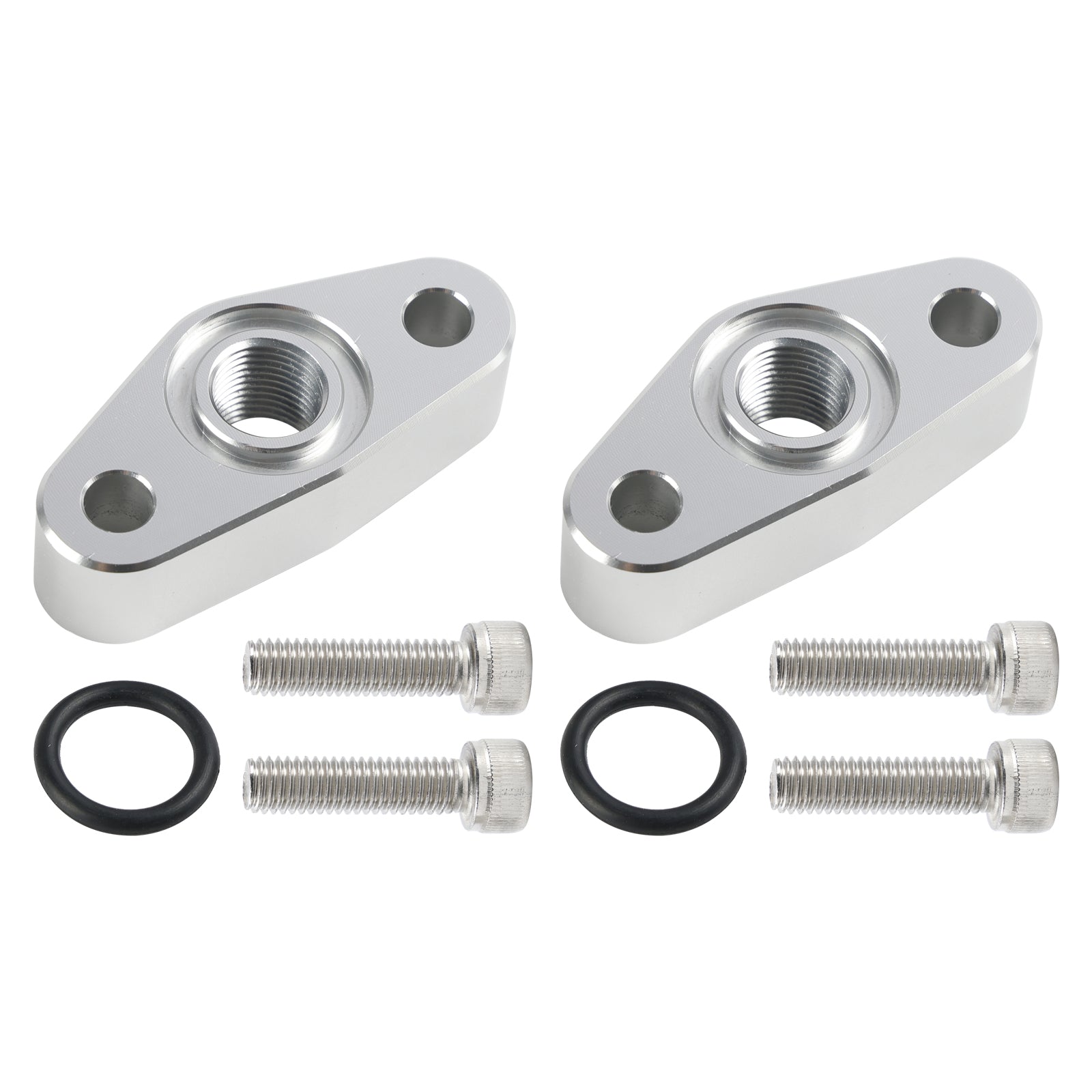 Paquete de 2 placas adaptadoras de sensor de presión de aceite M16x1.5 551623 para Chevy LS