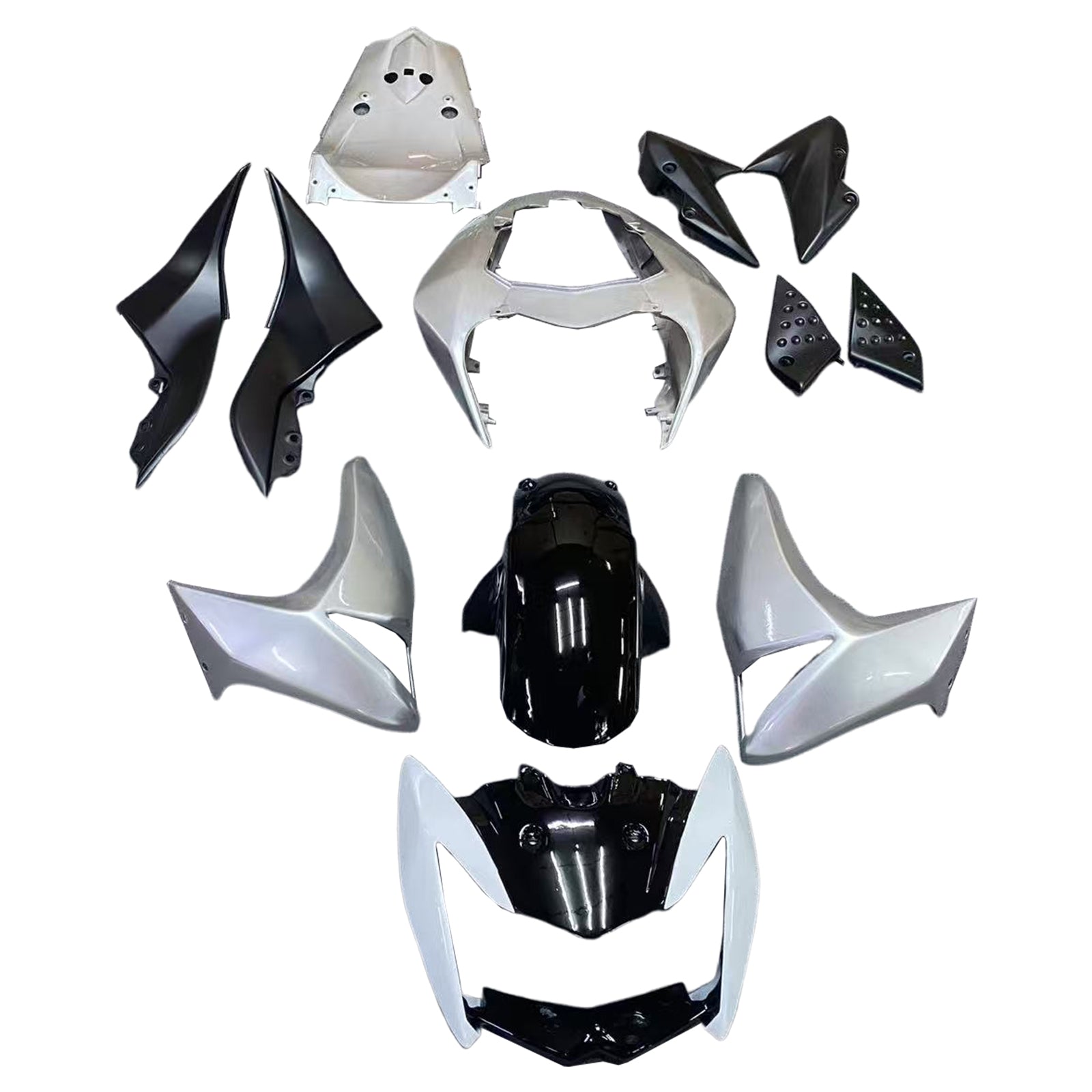 Injection carénage kit carrosserie plastique ABS fit pour Kawasaki Z1000 2007-2009