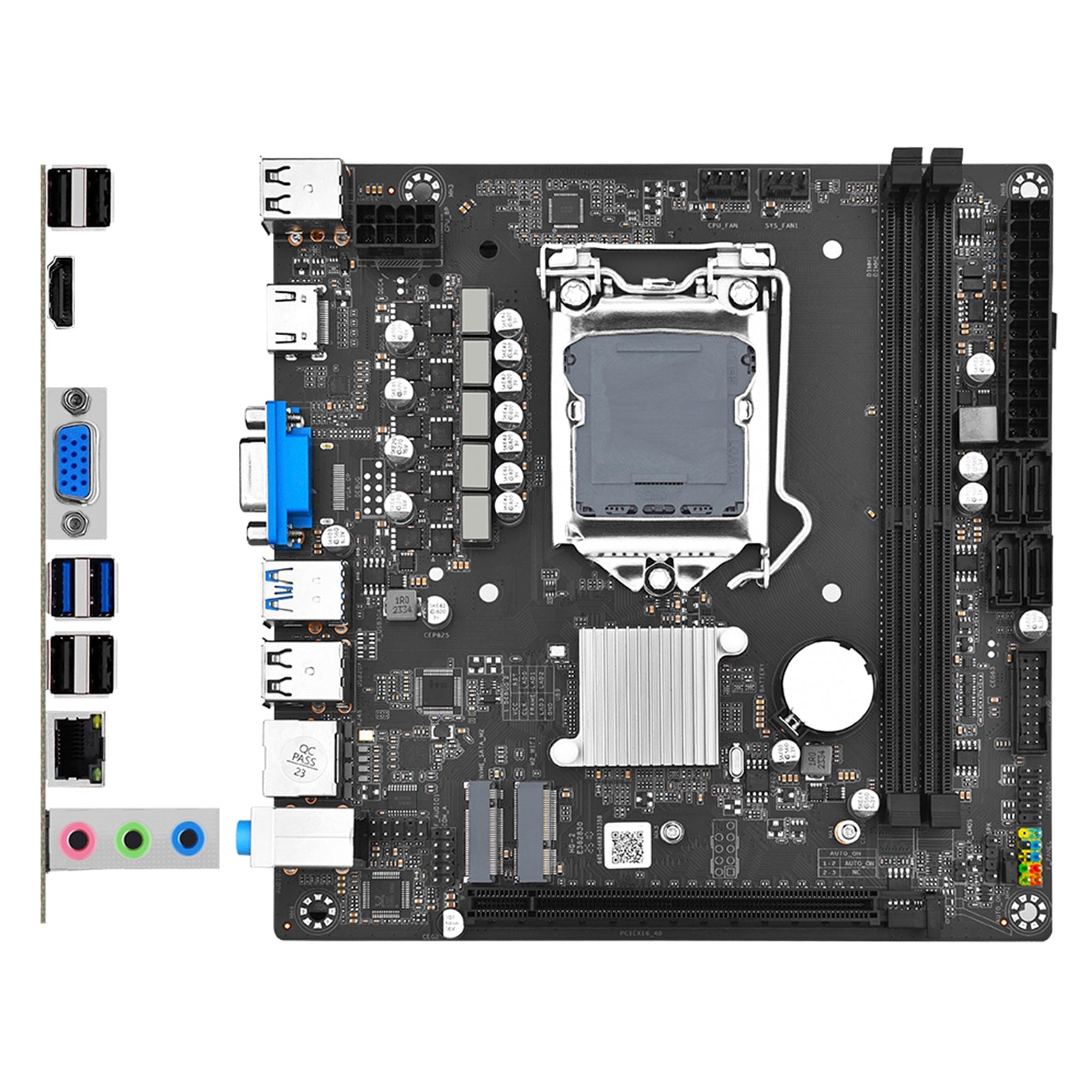 Carte mère H510M-I pour ordinateur, processeur LGA1200, DDR4 1200 broches, NVME, Wi-Fi