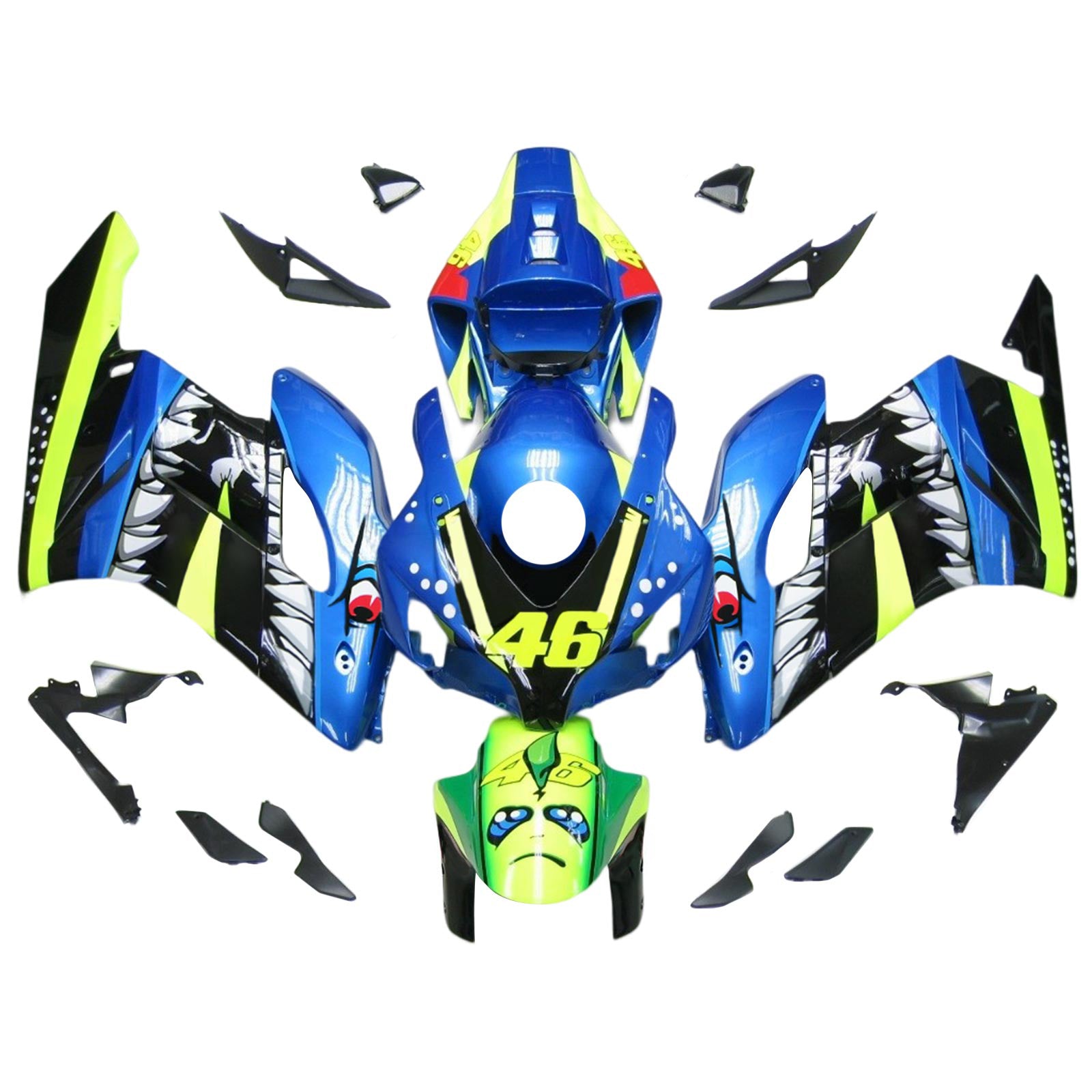 Injection carénage kit carrosserie plastique ABS pour Honda CBR1000RR 2004-2005