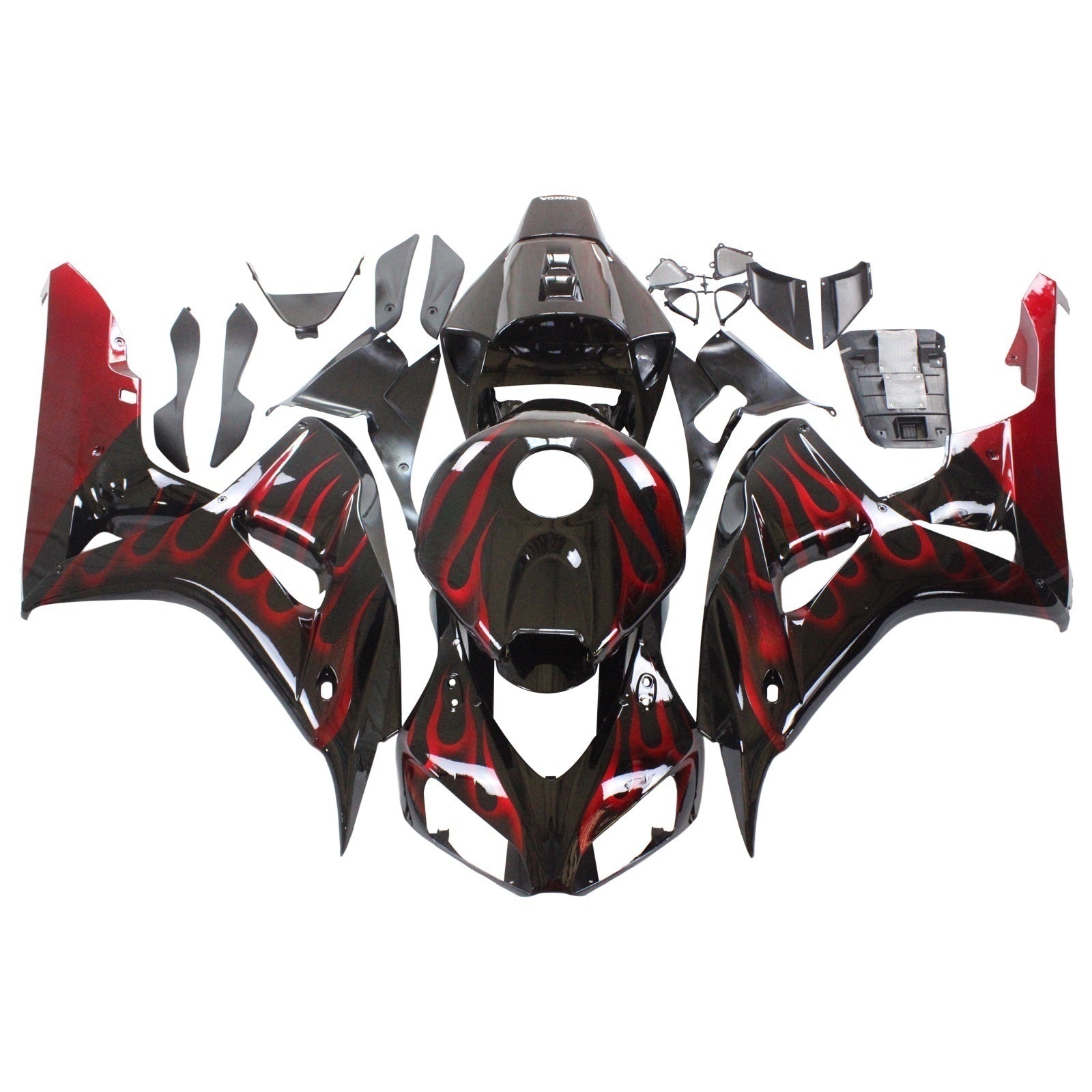 Kit de carénage par injection, carrosserie en plastique ABS, adapté à la Honda CBR1000RR 2006-2007