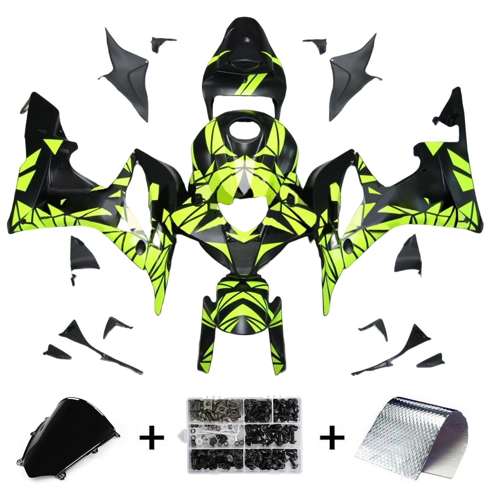 Kit de carénage à injection en plastique ABS pour Honda CBR600RR 2007-2008 F5