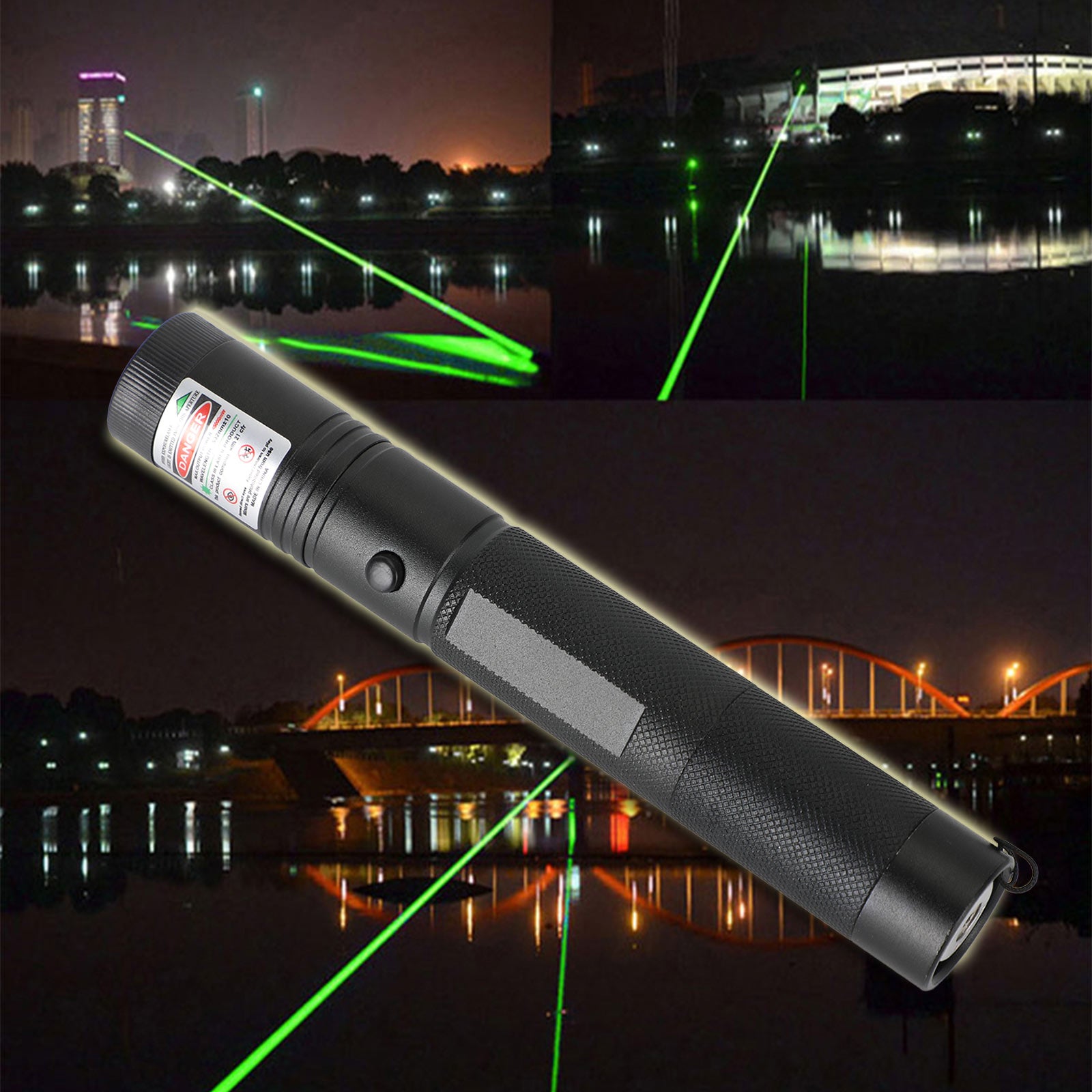 Pointeur Laser Faisceau Ultra Puissant Vert 532nm 90 Miles