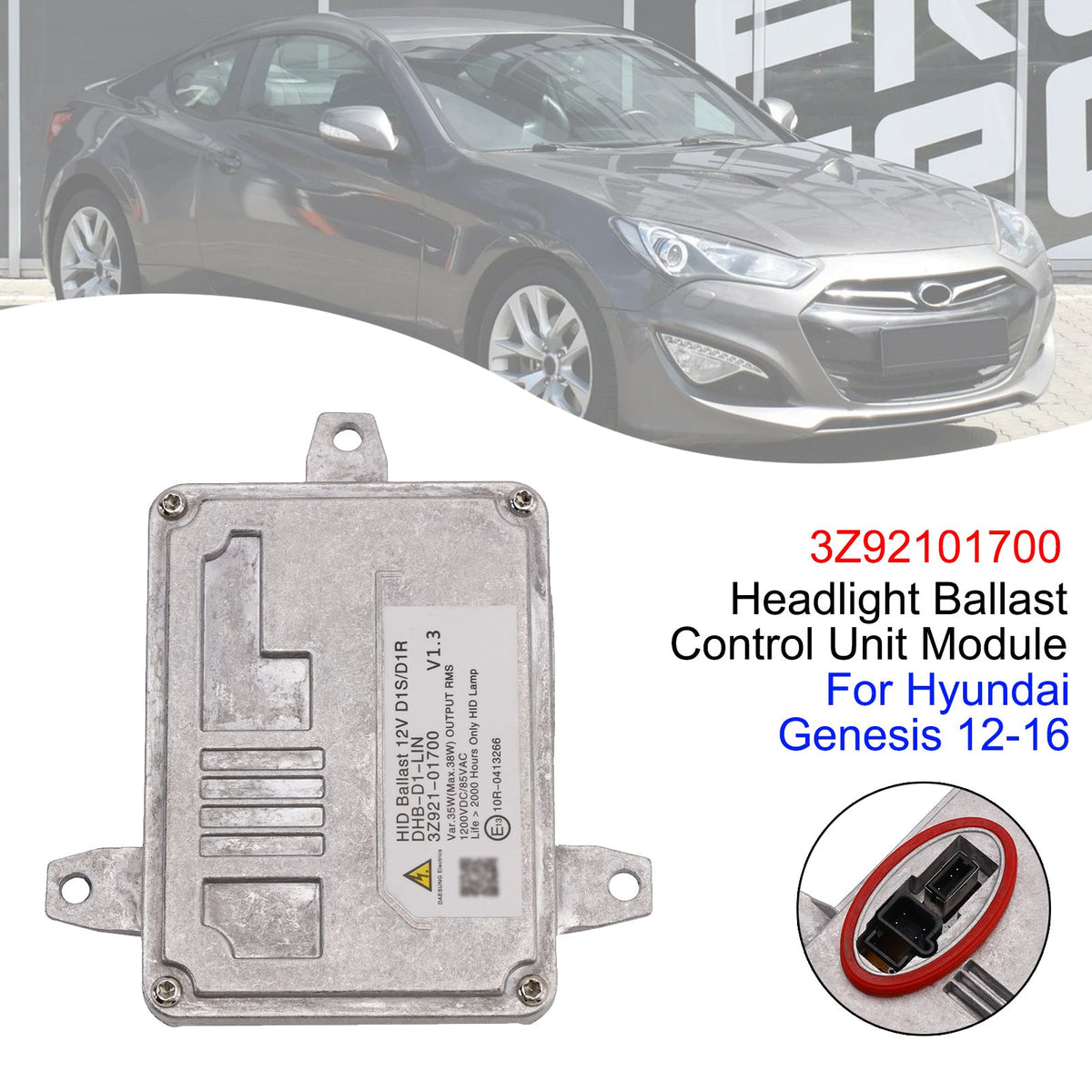 Module de commande de ballast de phare 3Z92101700 pour Hyundai Genesis 12-16