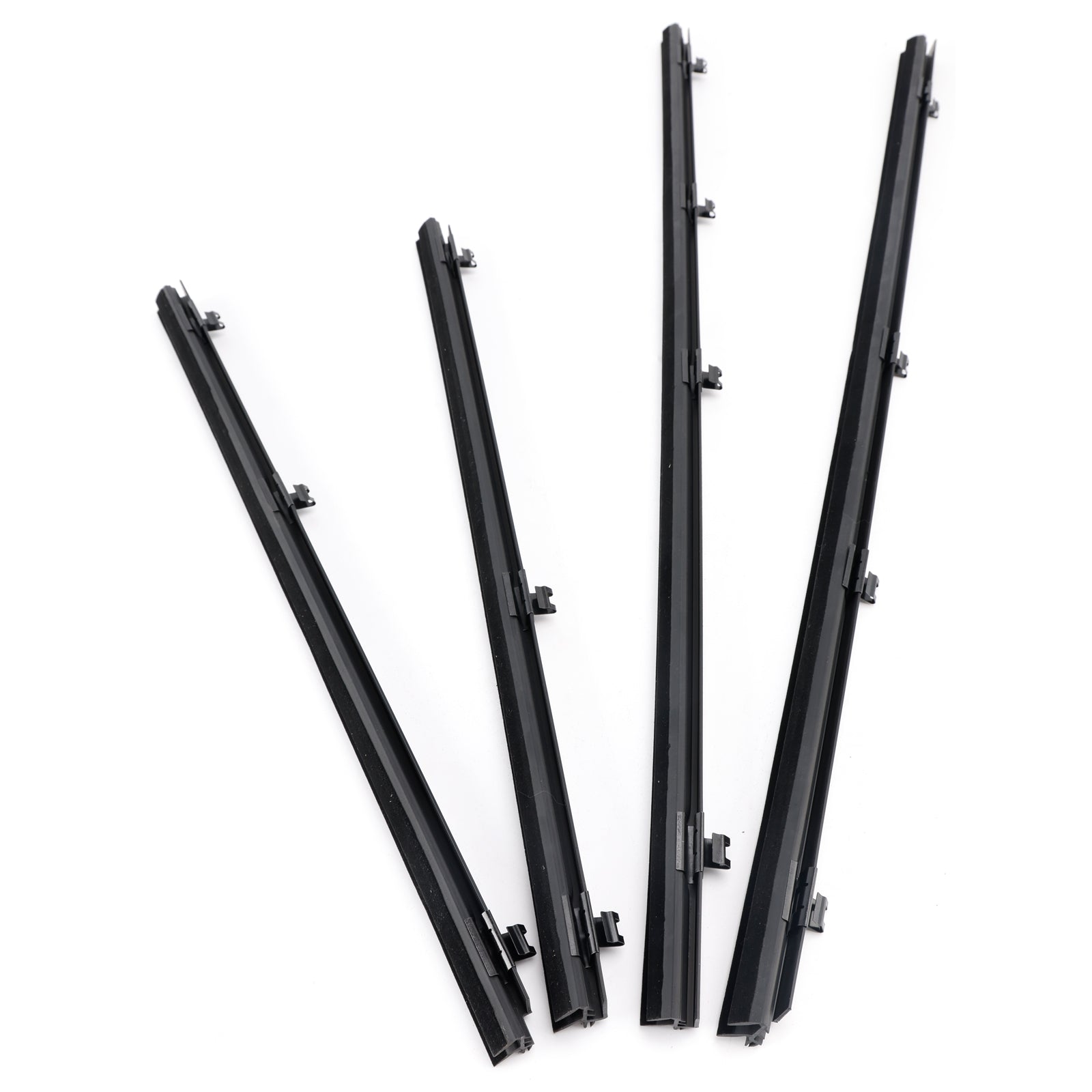Joints d'étanchéité de vitre de porte (4 pièces) pour Toyota 4Runner GX460 (2010-2024) - Référence : 68171-60090