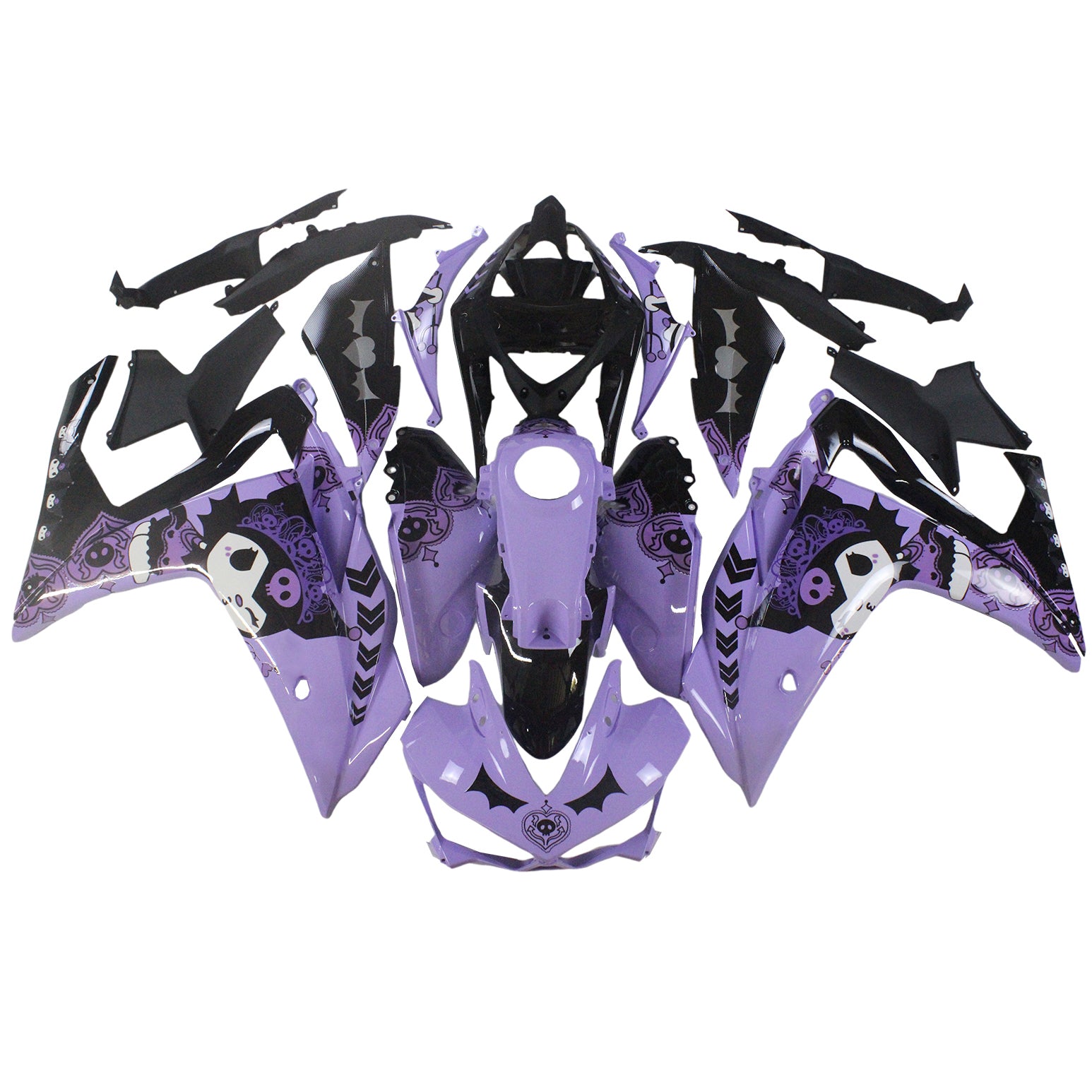 Kit de carénage en plastique ABS injecté pour Yamaha YZF-R3 2014-2018 R25 2015-2017