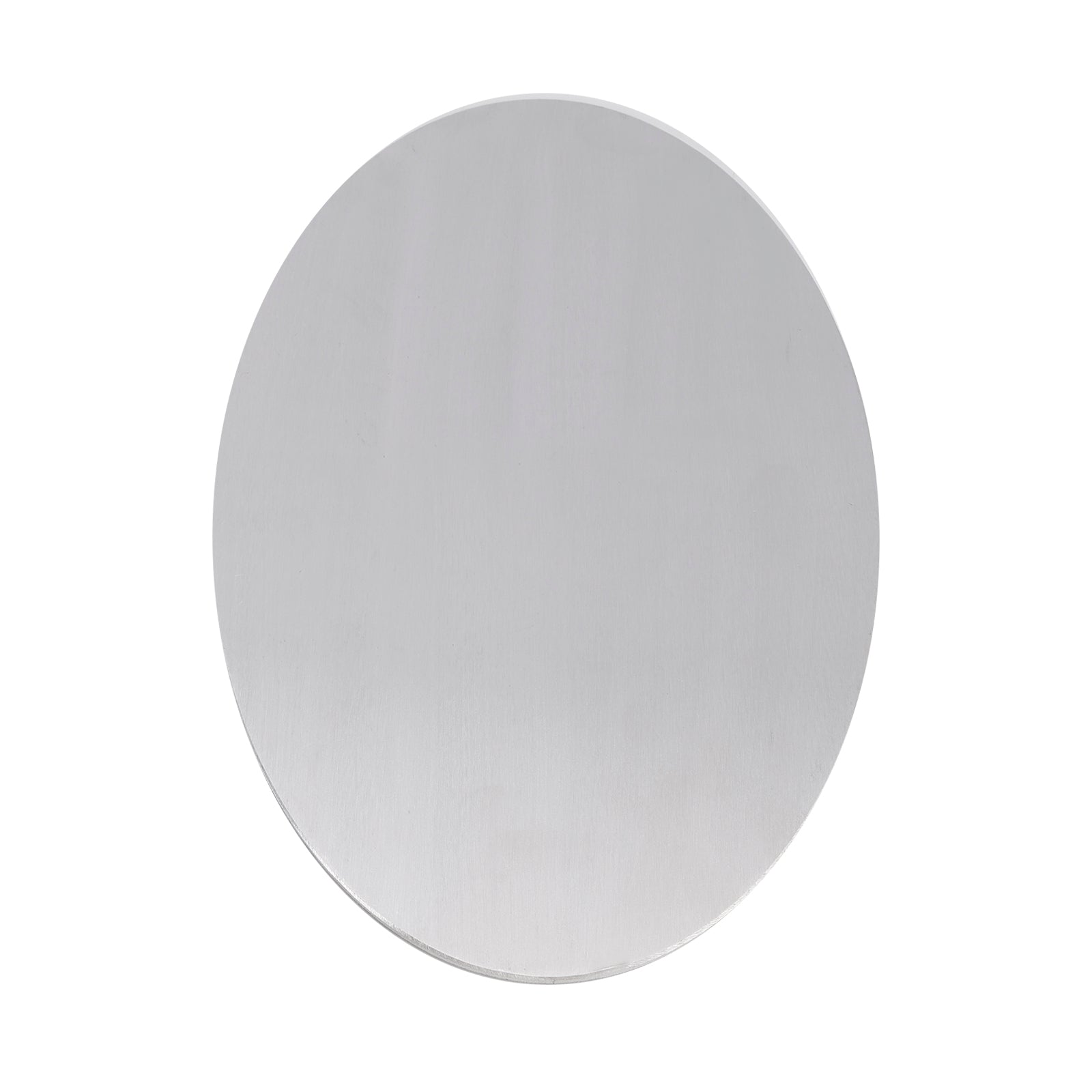 Oval Virgin Ovalna registrska tabla v aluminijasti zlitini, da se sestavite, univerzalna prilagoditev za motocikle