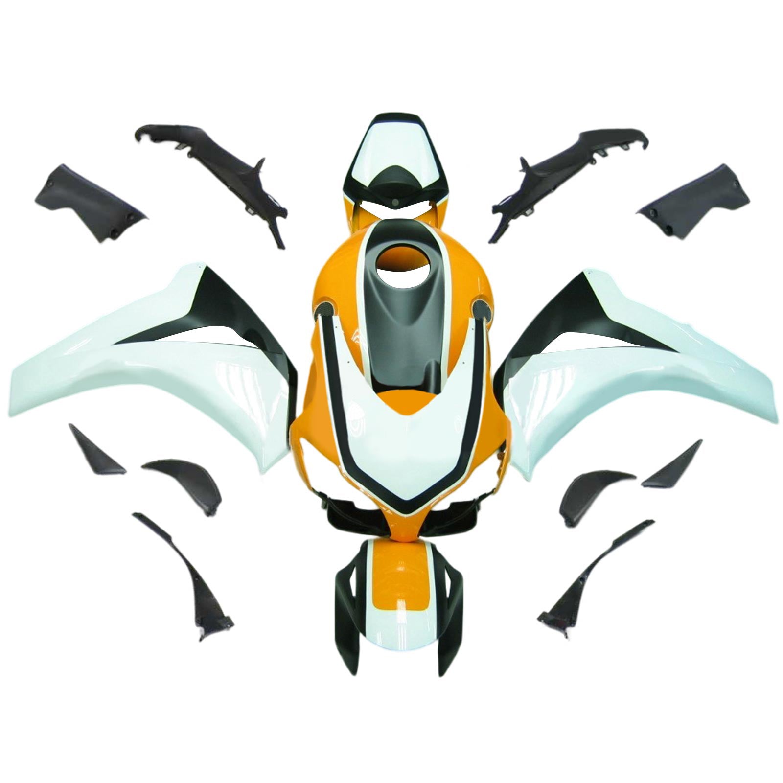 Kit de carénage injecté en plastique ABS pour Honda CBR1000RR 2008-2011