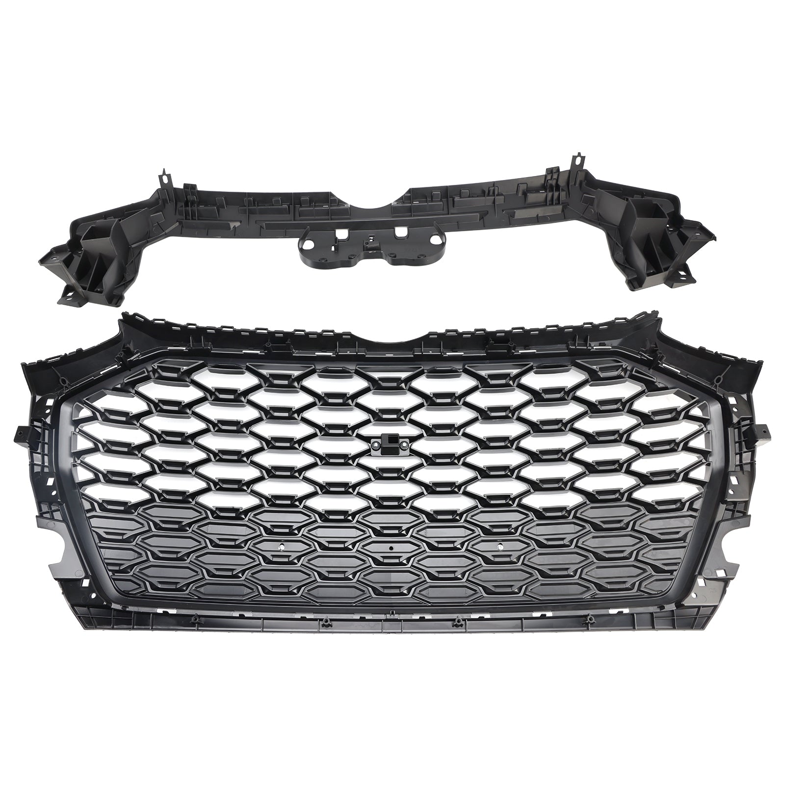 RSQ5 Style Front Honeycomb Mesh Grill Grille Pour Audi Q5 SQ5 2021-2025
