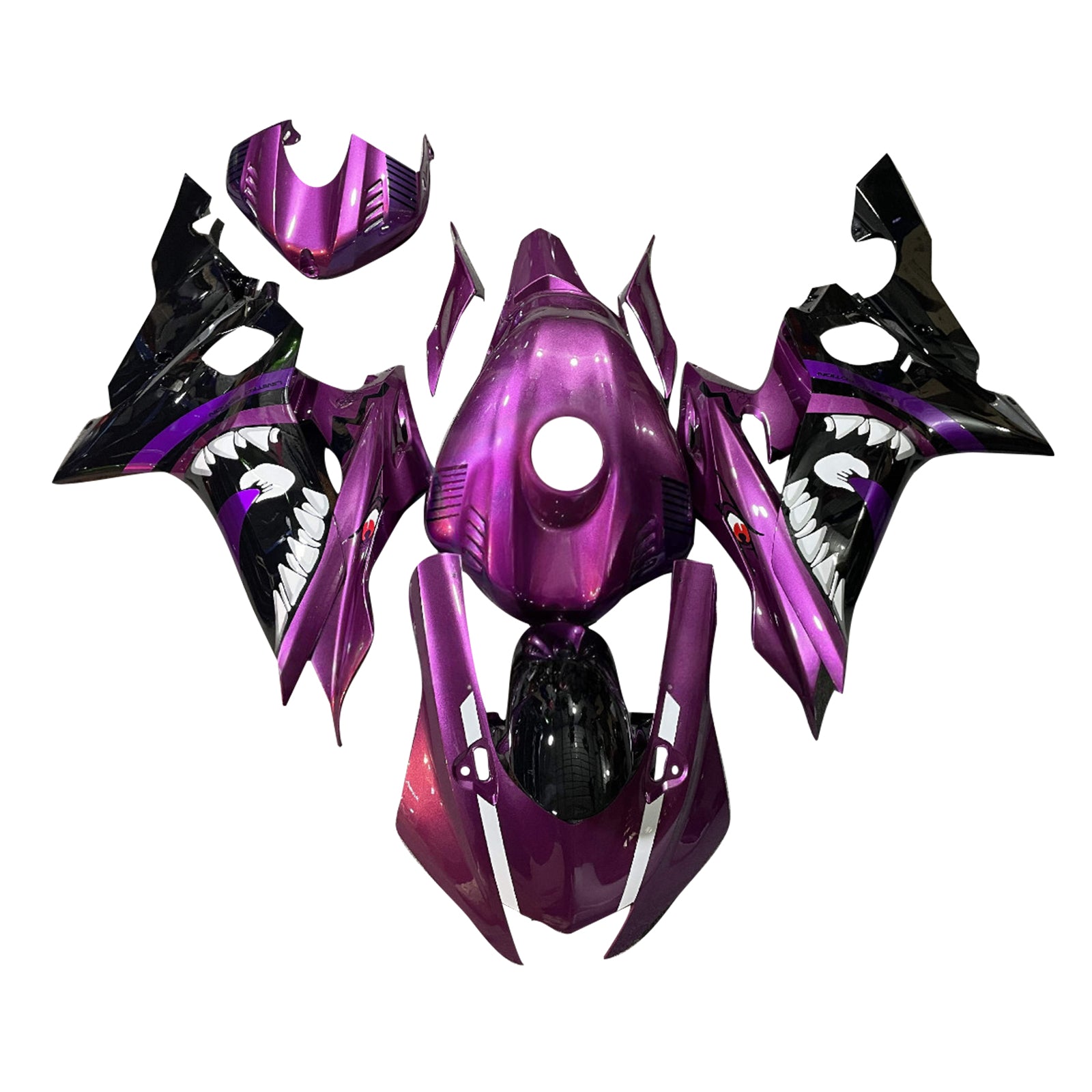 Kit de carénage injecté en plastique ABS pour Yamaha YZF-R6 2017-2023