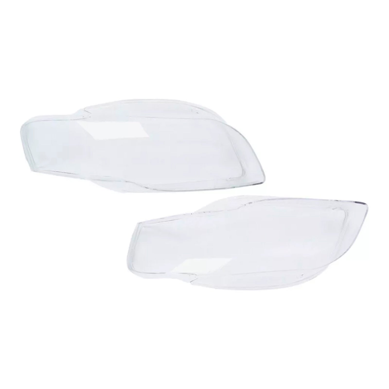 Conjunto de 2 cubiertas transparentes para faros delanteros Audi A4 B7 8th 2005-2008