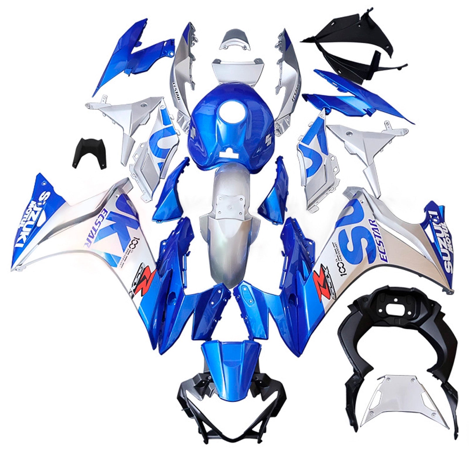 Kit de carénage injecté en plastique ABS pour Suzuki GSX250R 2017-2020