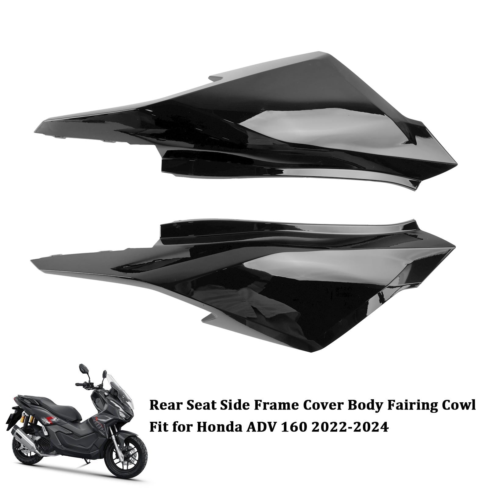 2023-2024 Honda ADV 160 Copertura del telaio laterale del sedile posteriore Carenatura