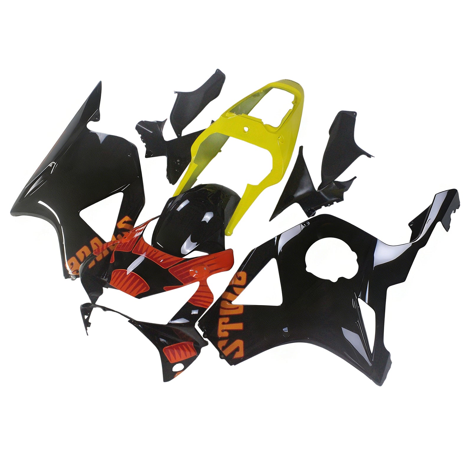 Injection carénage Kit carrosserie plastique ABS fit pour Honda CBR954 2002-2003