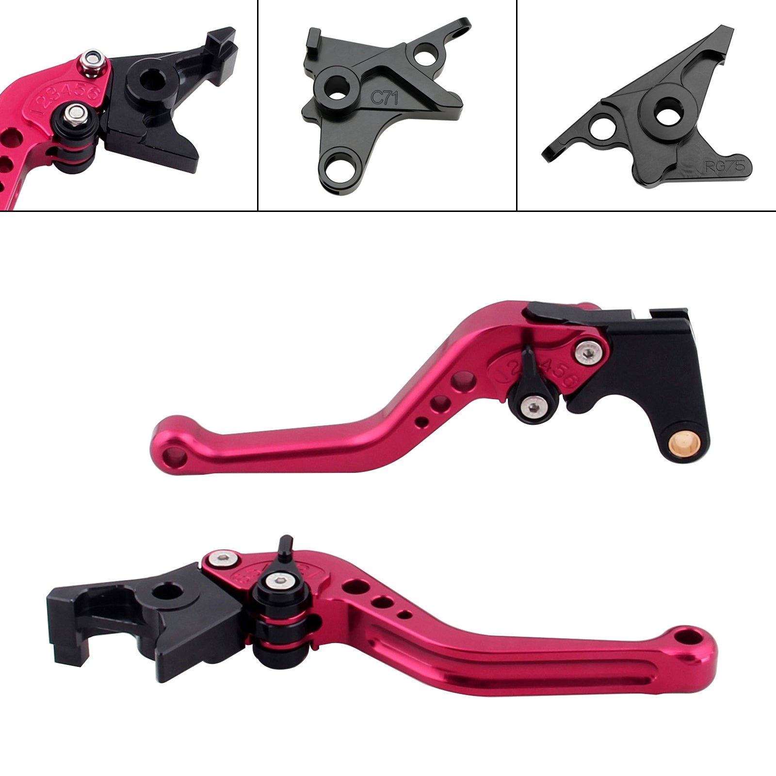 Levier de frein et d'embrayage court pour BMW R NINE T / PURE / RACER 2017-2023