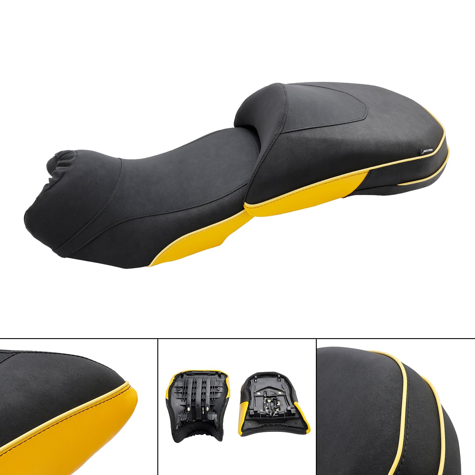 Selle pilote et passager avant et arrière jaune pour BMW R1250GS/GS ADV 2019-2023