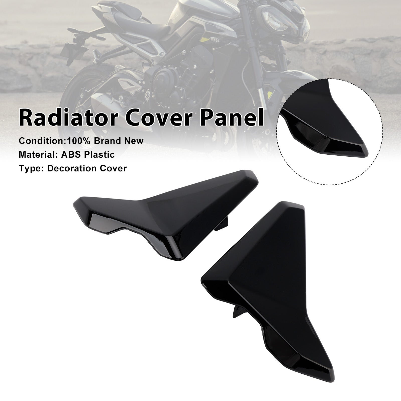 Carénages latéraux de radiateur pour Street Triple 765 R/RS 2023-2025