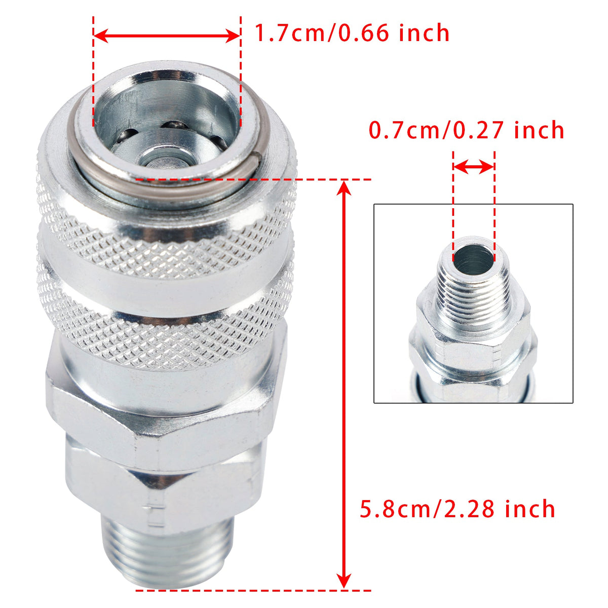 Acoplador del sistema de combustible J-47912-QC para Detroit S60 Cummins MBE900 MBE4000