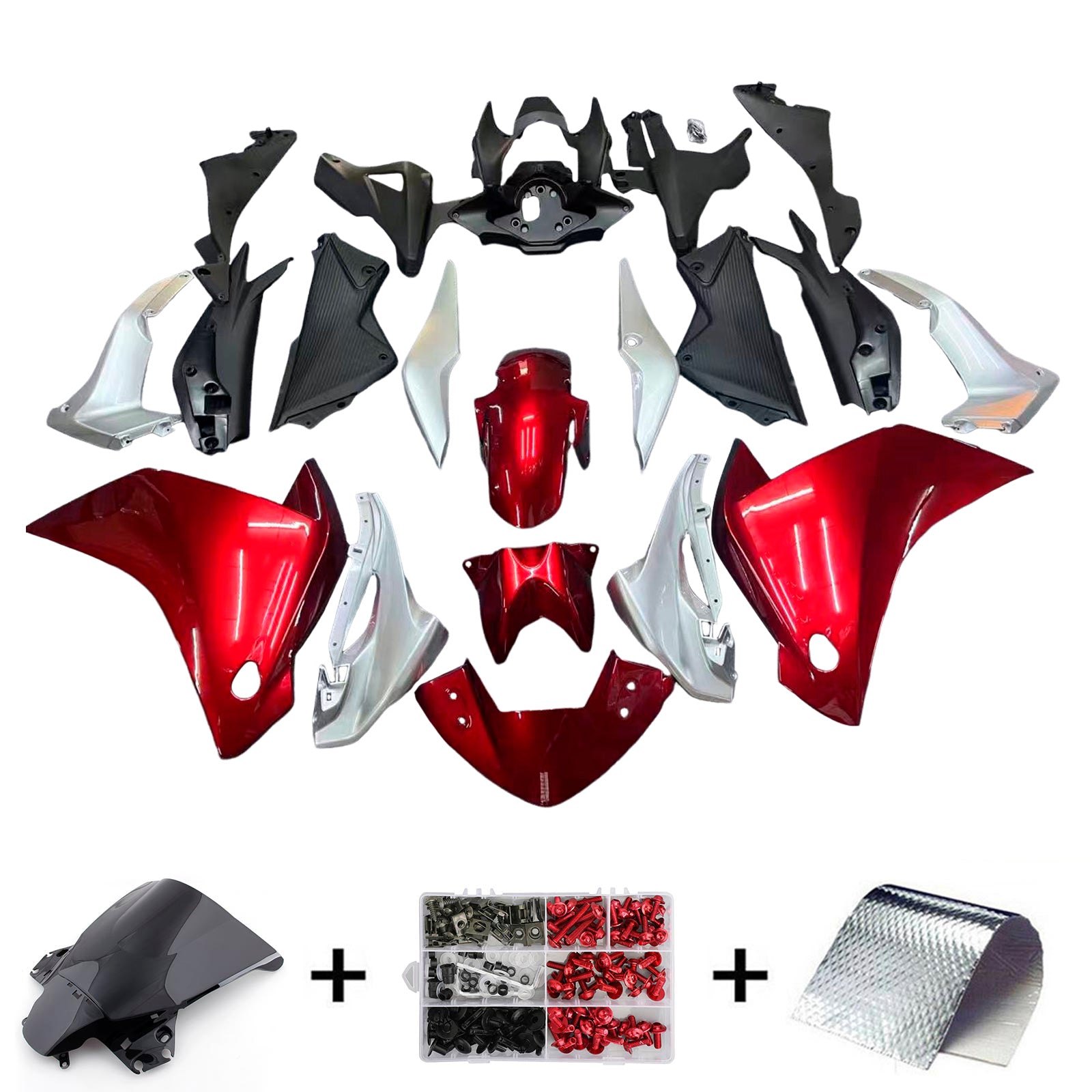Kit de carénage par injection, carrosserie en plastique ABS, compatible avec Honda CBR250R 2011-2013