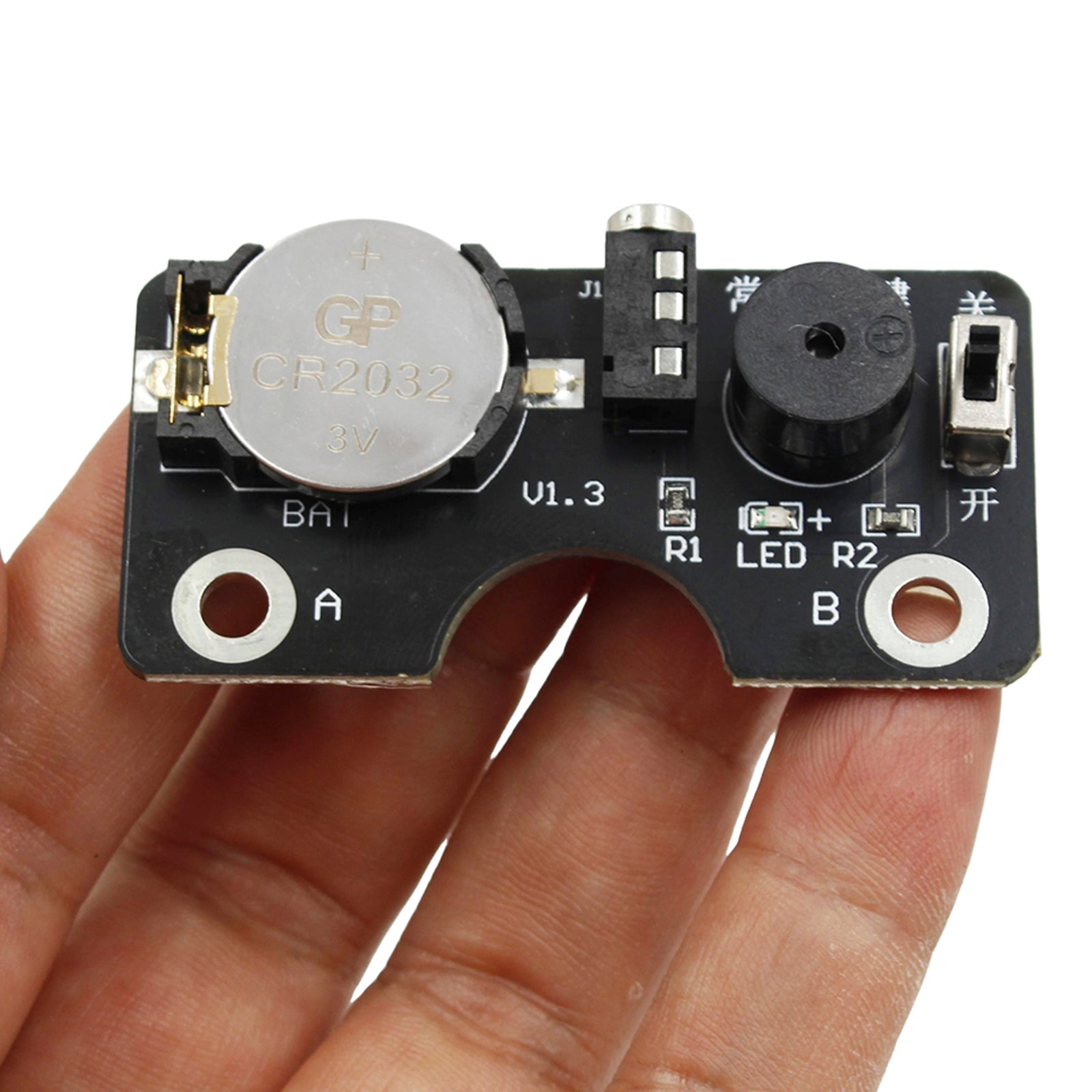 Gedrukte circuitkaart voor handmatige toets met geluidsverlichting en CW Morse -code