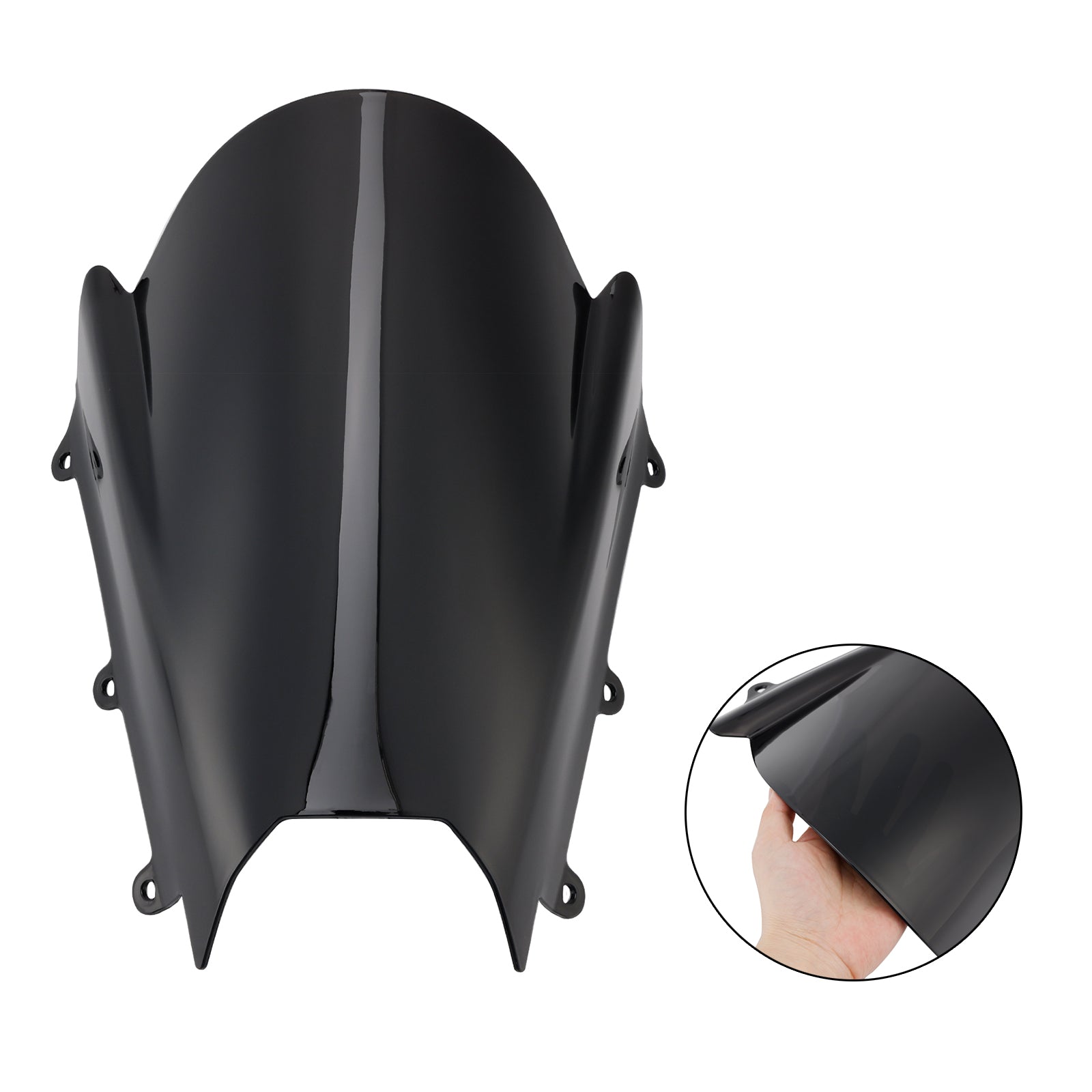 Windscherm compatibel met Suzuki GSX-8R 2024-2025 zwart