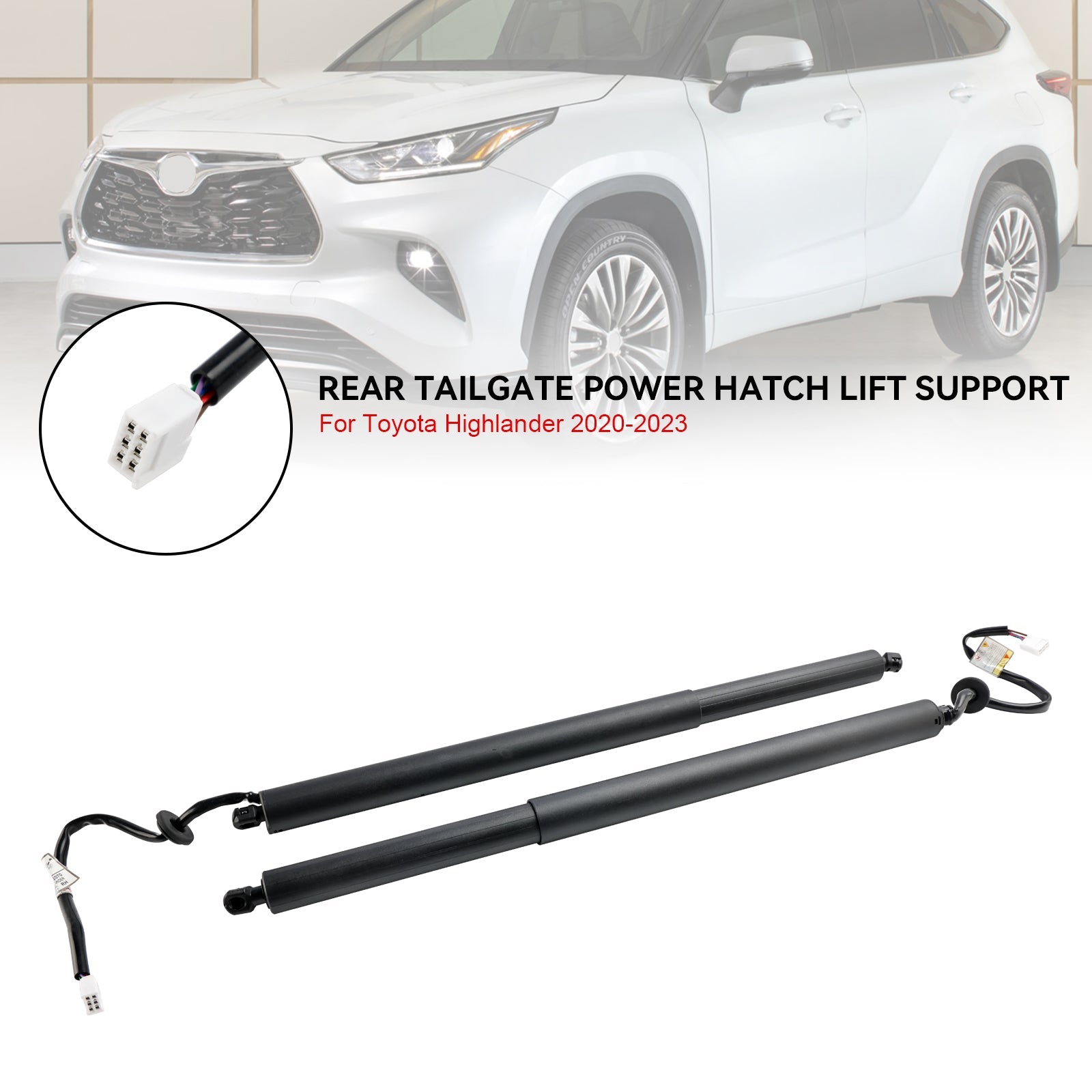 Hayon élévateur électrique 2 pièces pour Toyota Highlander 2020-2023 68910-0E070 689200E050