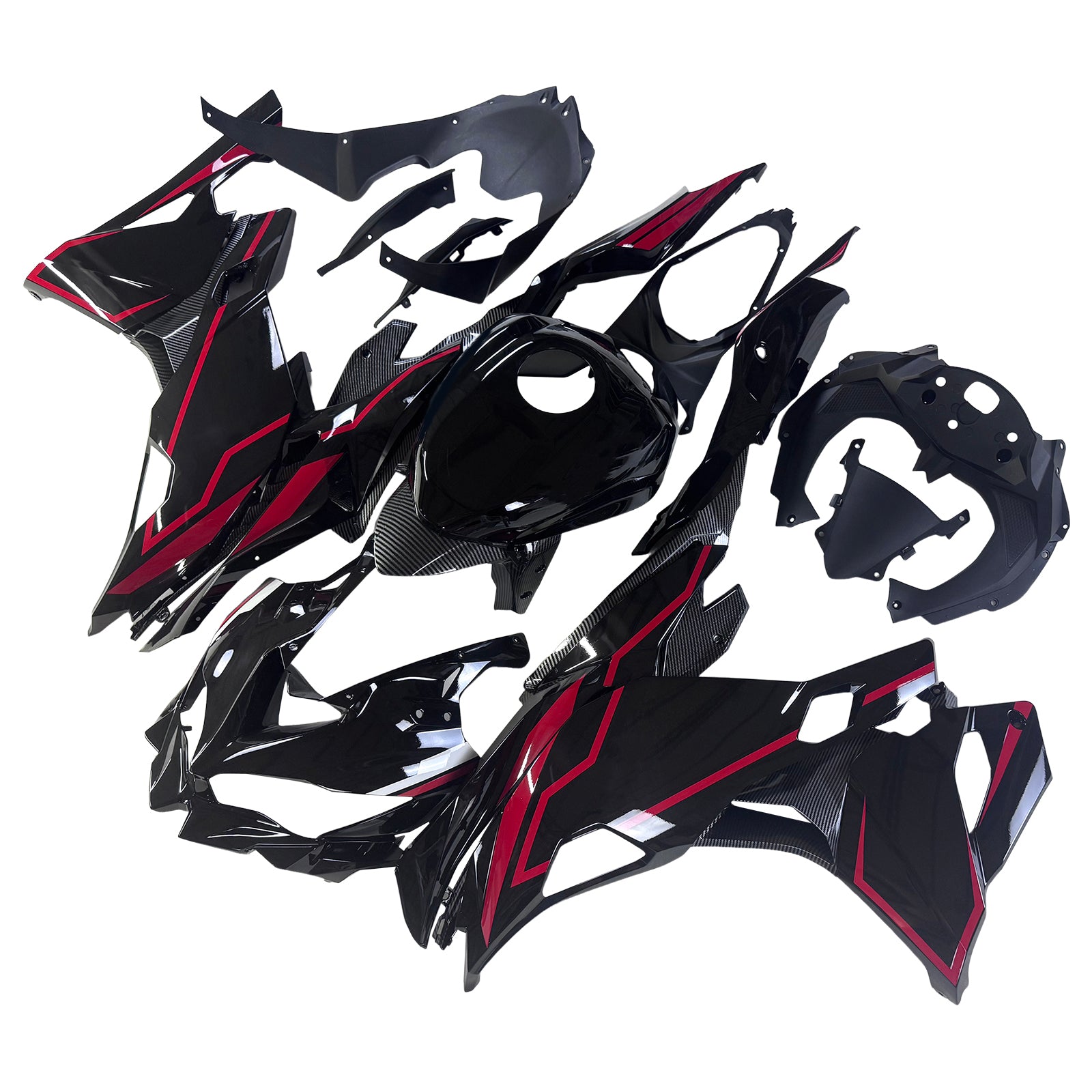 Kit de carénage injecté pour Kawasaki Ninja ZX-25R ZX-4R ZX-4RR 2019-2026