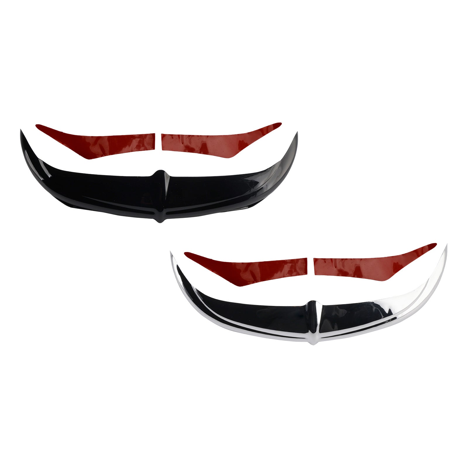 Garniture décorative de carénage Bat Brow Batwing pour trikes Electra Street Glide 96-13