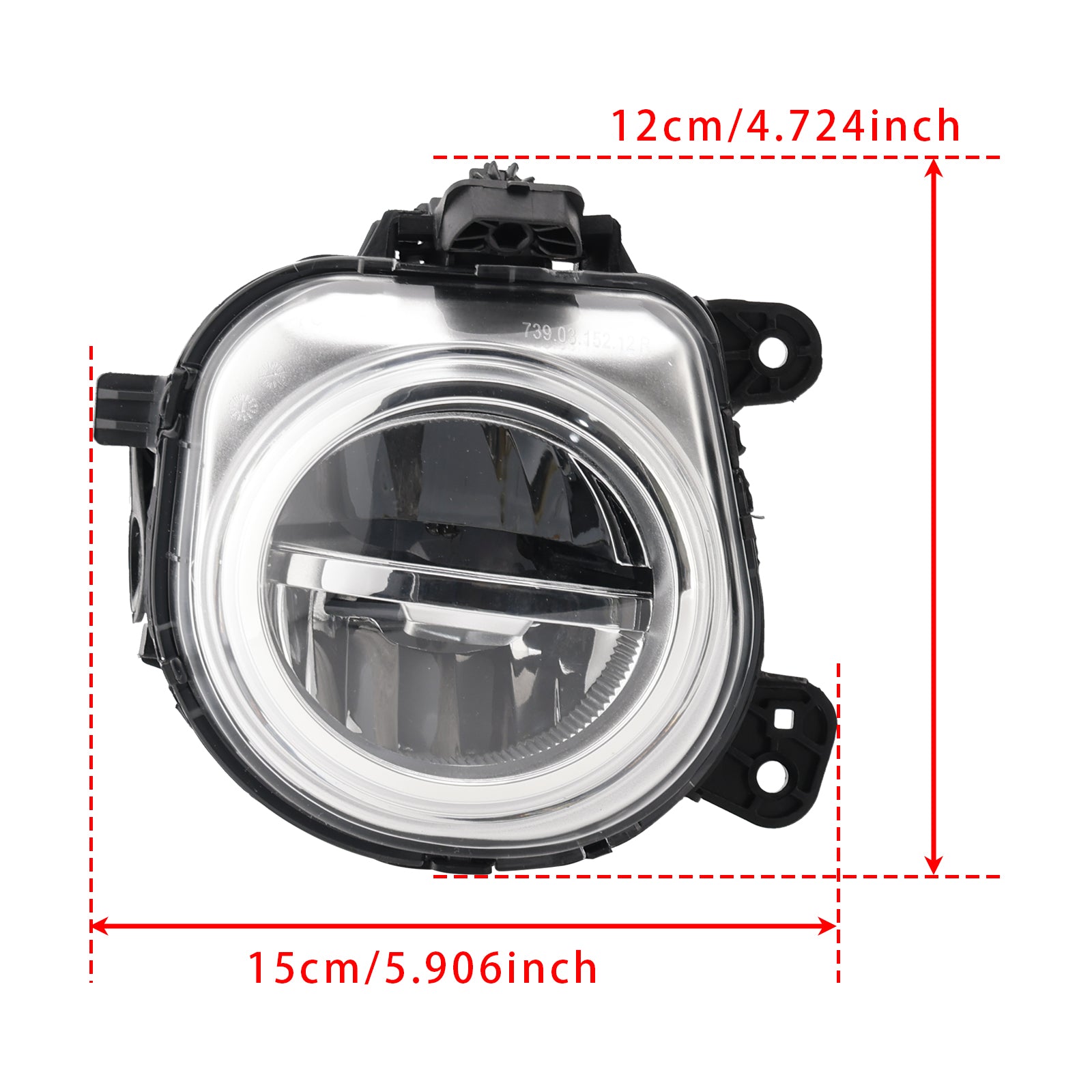 1 Fire Fog Light przed prawą do LED dla BMW X3 F25 X4 F26 X5 F15 X6 F16 63177317252