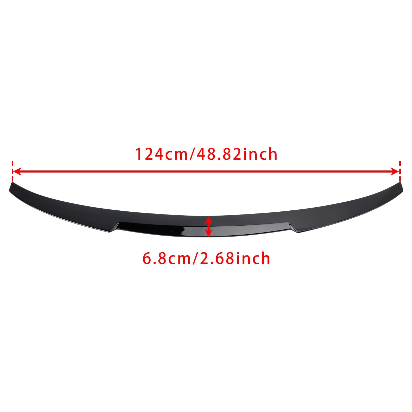 Spoiler posteriore nero lucido per BMW Serie 4 G26 Gran Coupé 21-25 stile M4