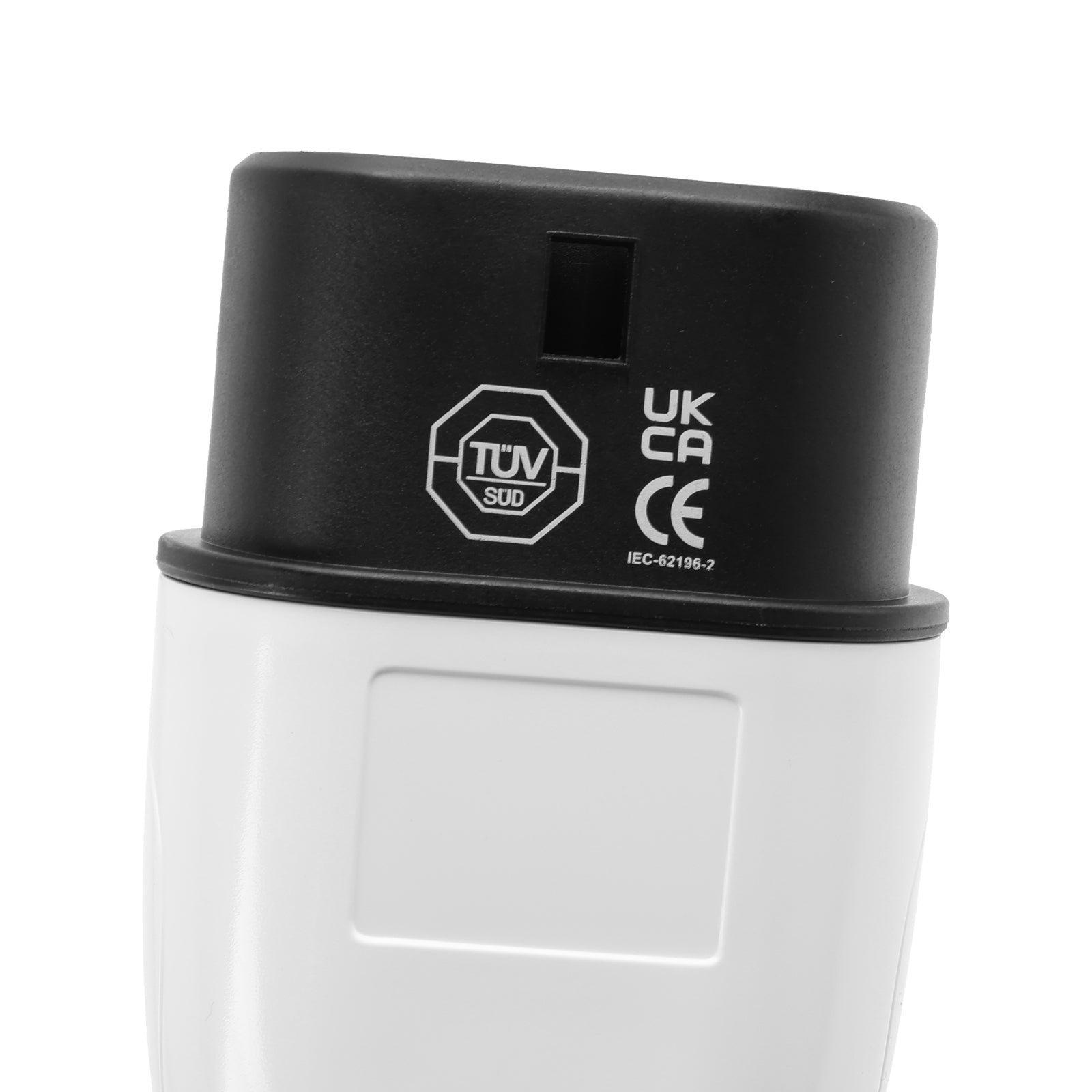 Type 2 draagbare EV-oplader, 10 meter kabel, 3-polige UK-stekker, 13 A verstelbaar