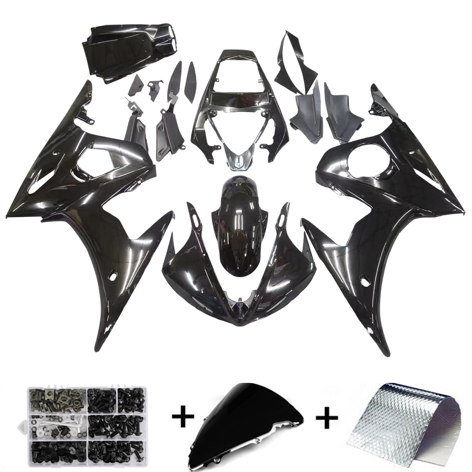 Injection Fairing Kit Bodywork For Yamaha YZF R6 2003-2004 R6S 2006-2009 4#