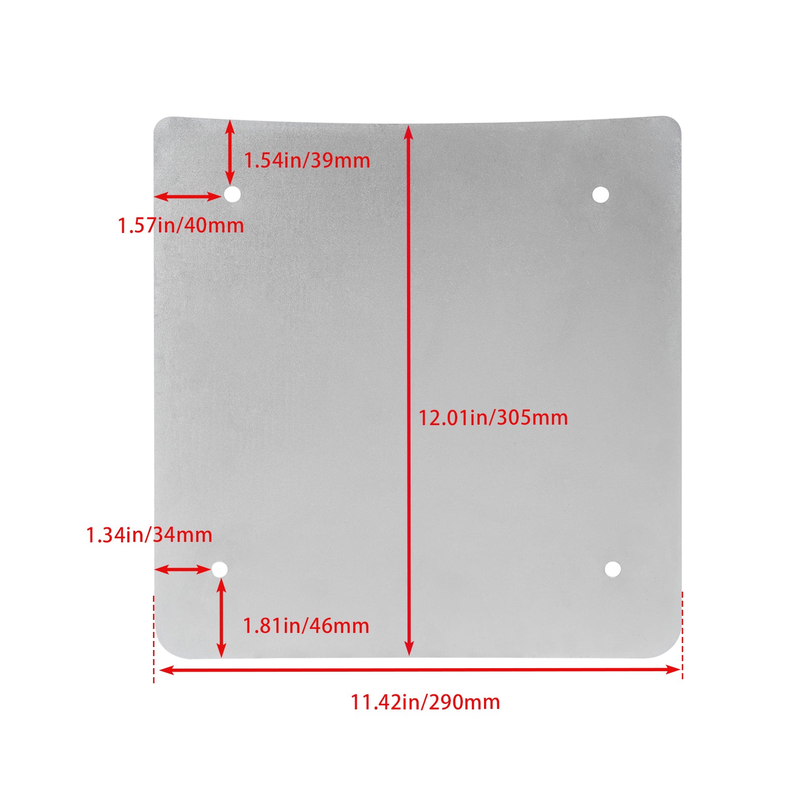 2014-UP TOURING SAC DE COFFRE ARRIÈRE PLAQUE DE BASE INTÉRIEURE DÉCOUPÉE AU LASER ARGENT