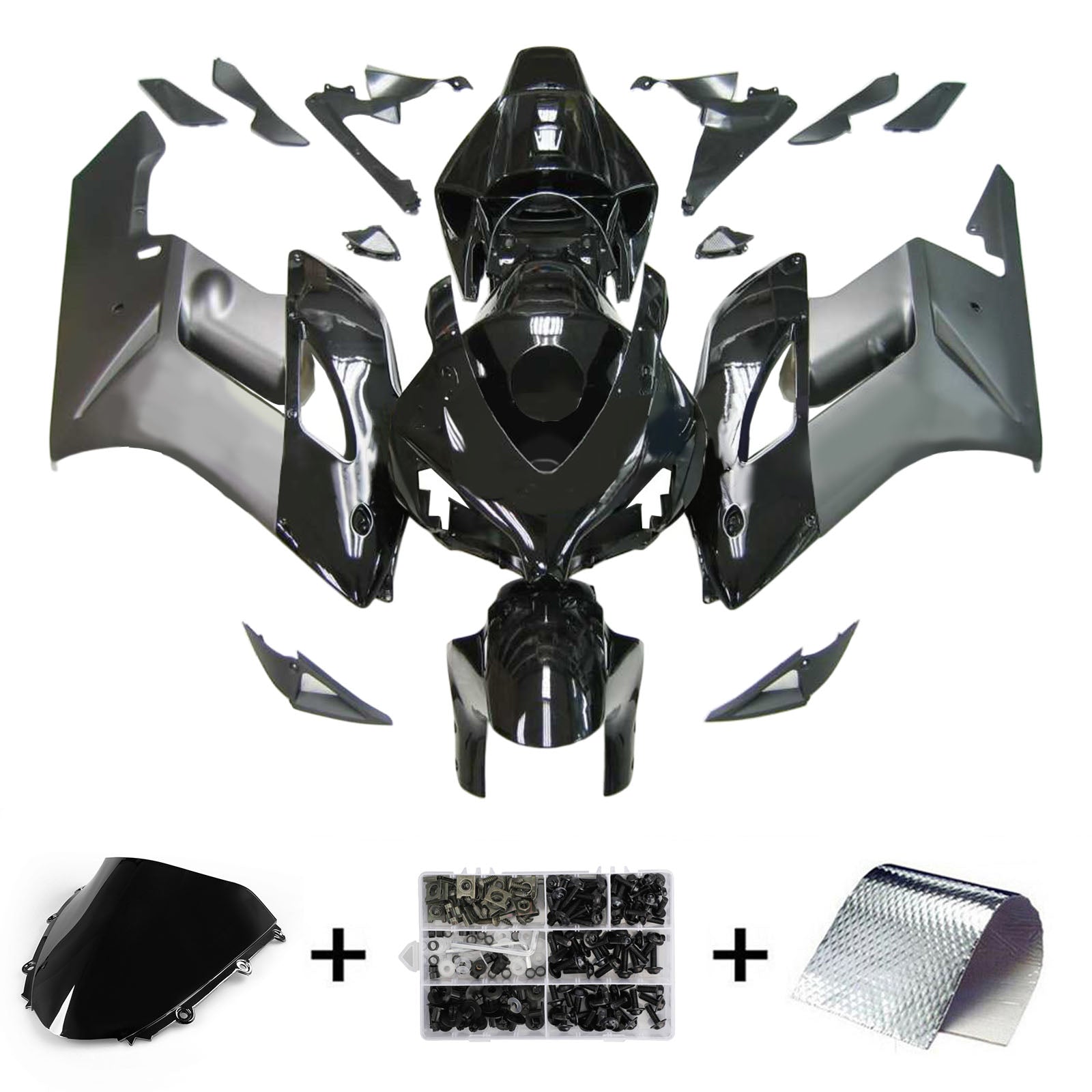 Kit de carénage par injection, carrosserie en plastique ABS pour Honda CBR1000RR 2004-2005