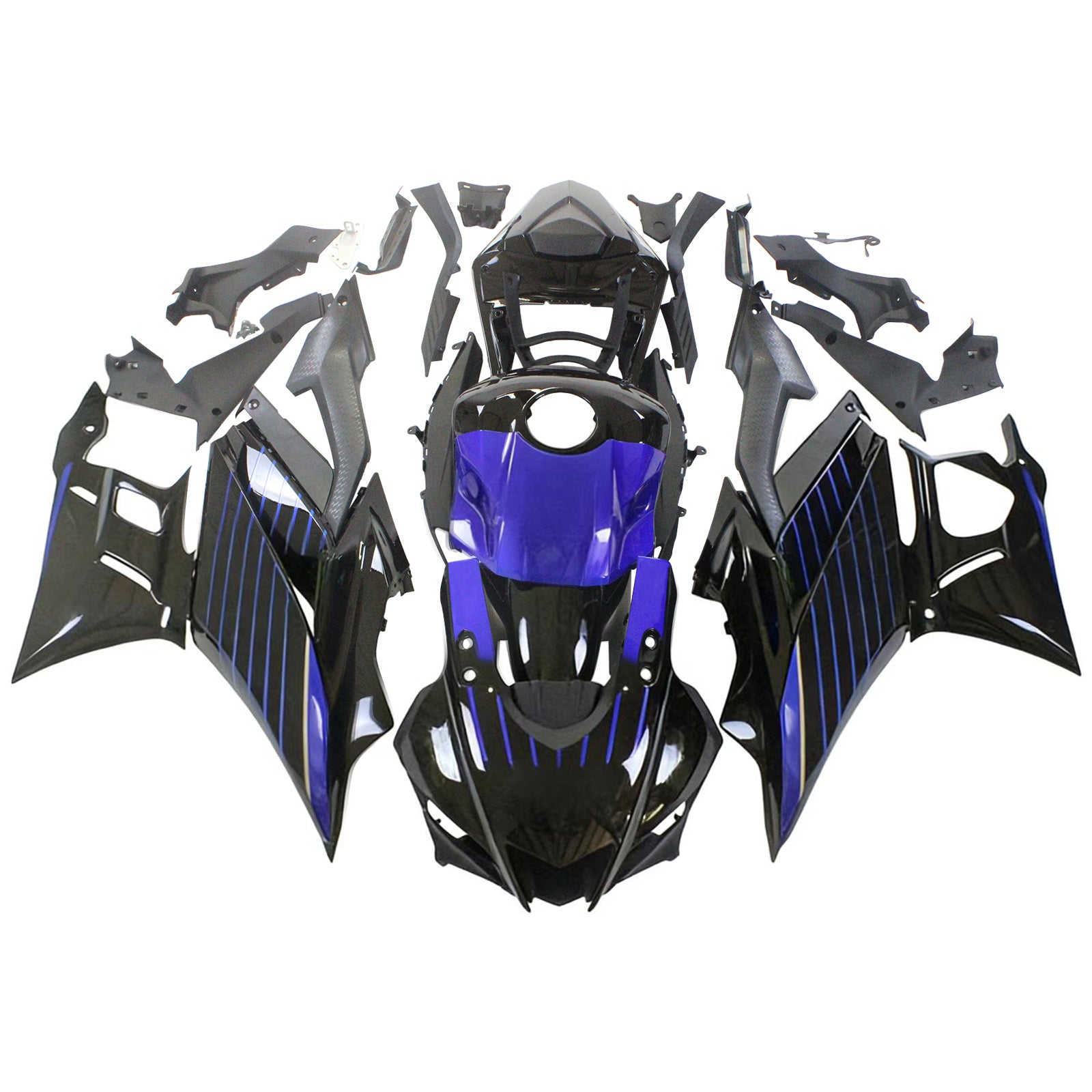 Kit de carénage à injection en plastique ABS pour Yamaha YZF R3 R25 2022-2024