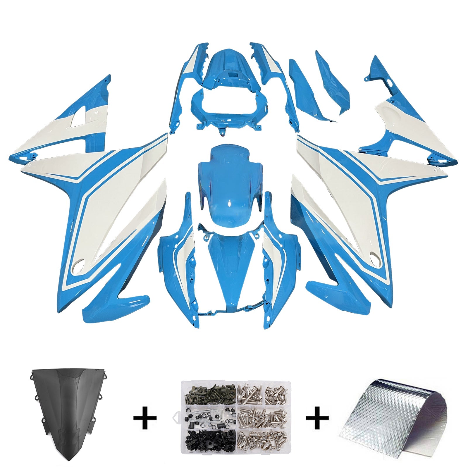 Kit van kuip geïnjecteerd in ABS-plastic voor Honda CBR500R 2016-2018