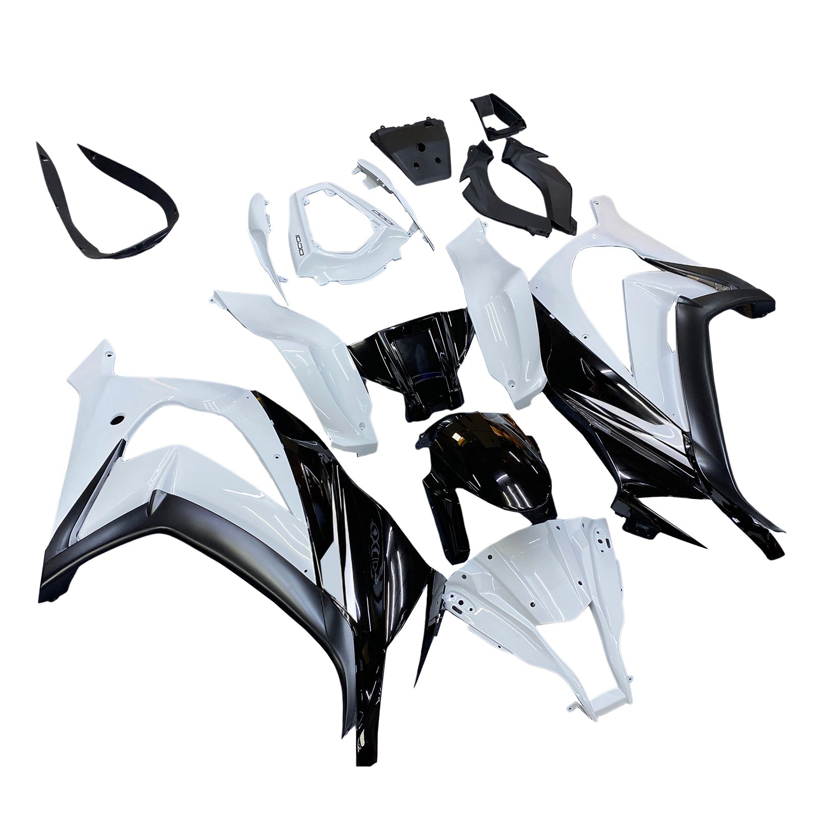 Kit de carénage par injection, carrosserie en plastique ABS, compatible avec la Kawasaki ZX10R 2011-2015