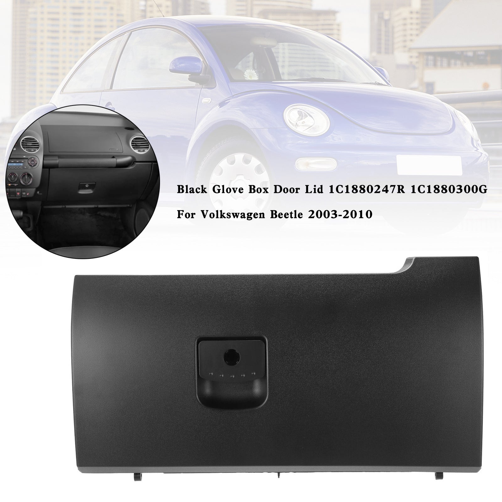 Black Glove Box Door Lid 1C1880247R 1C1880300G Pour Volkswagen Beetle 2003-2010