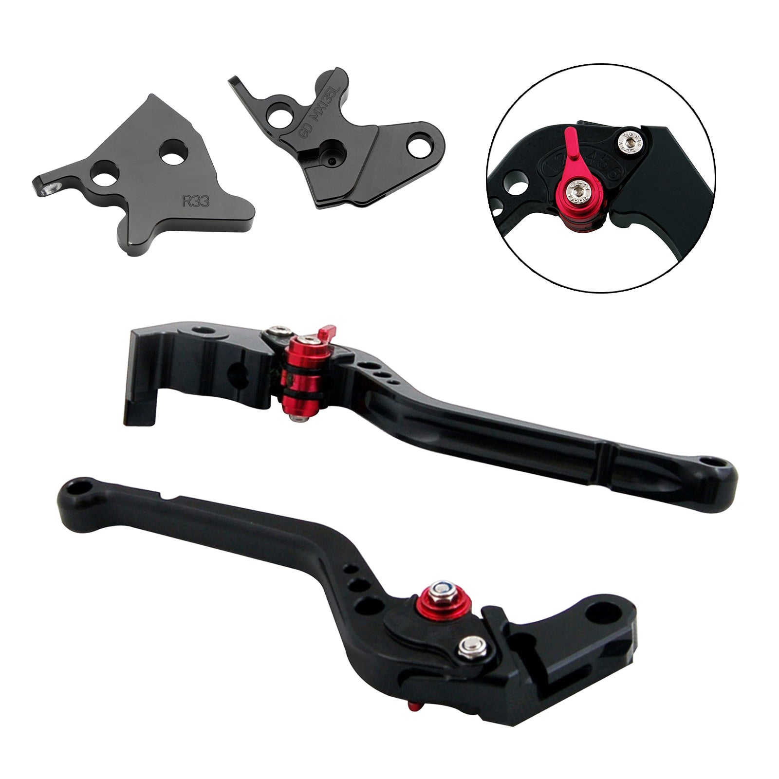 Dolga ročica zavore in sklopke za Yamaha YBR125 2005–2014