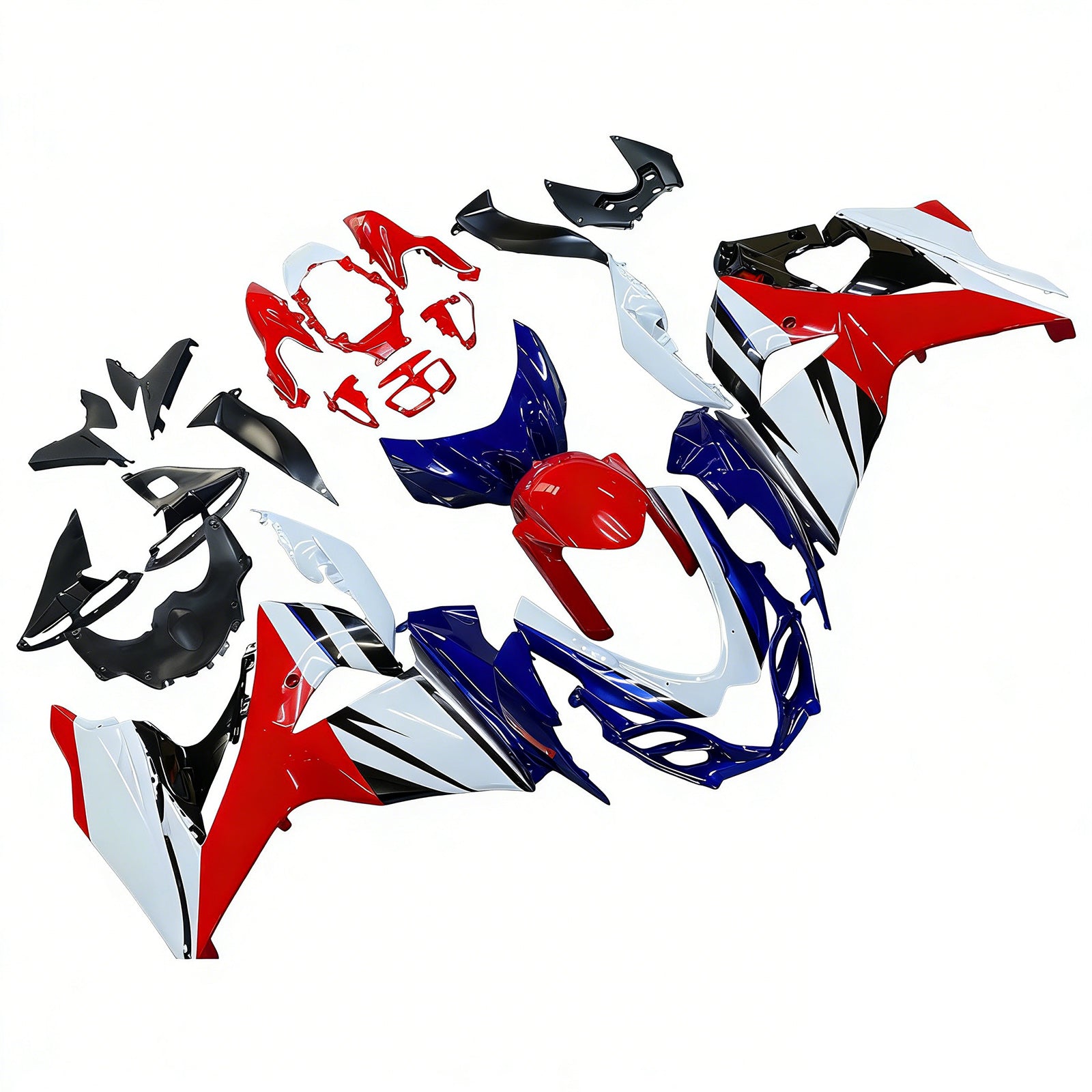 Kit de carénage par injection, carrosserie en plastique ABS, compatible avec Suzuki GSXR1000 2009-2016