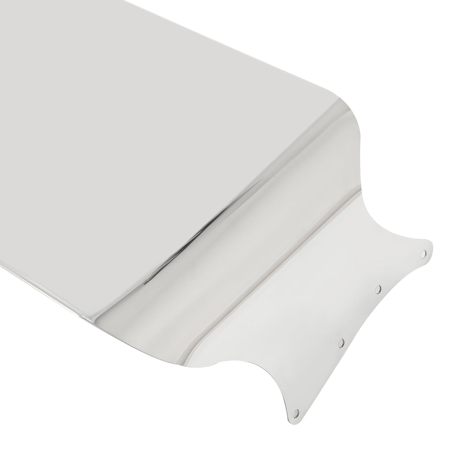 Visière plate argentée pour Peterbilt 377 378 379 335 386 388 389