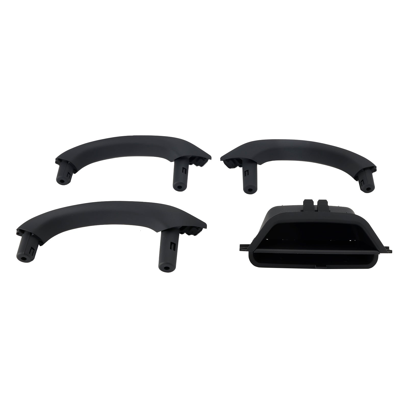 Kit de poignées de porte intérieures noires 51417250307 pour BMW X3 (F25) X4 (F26)