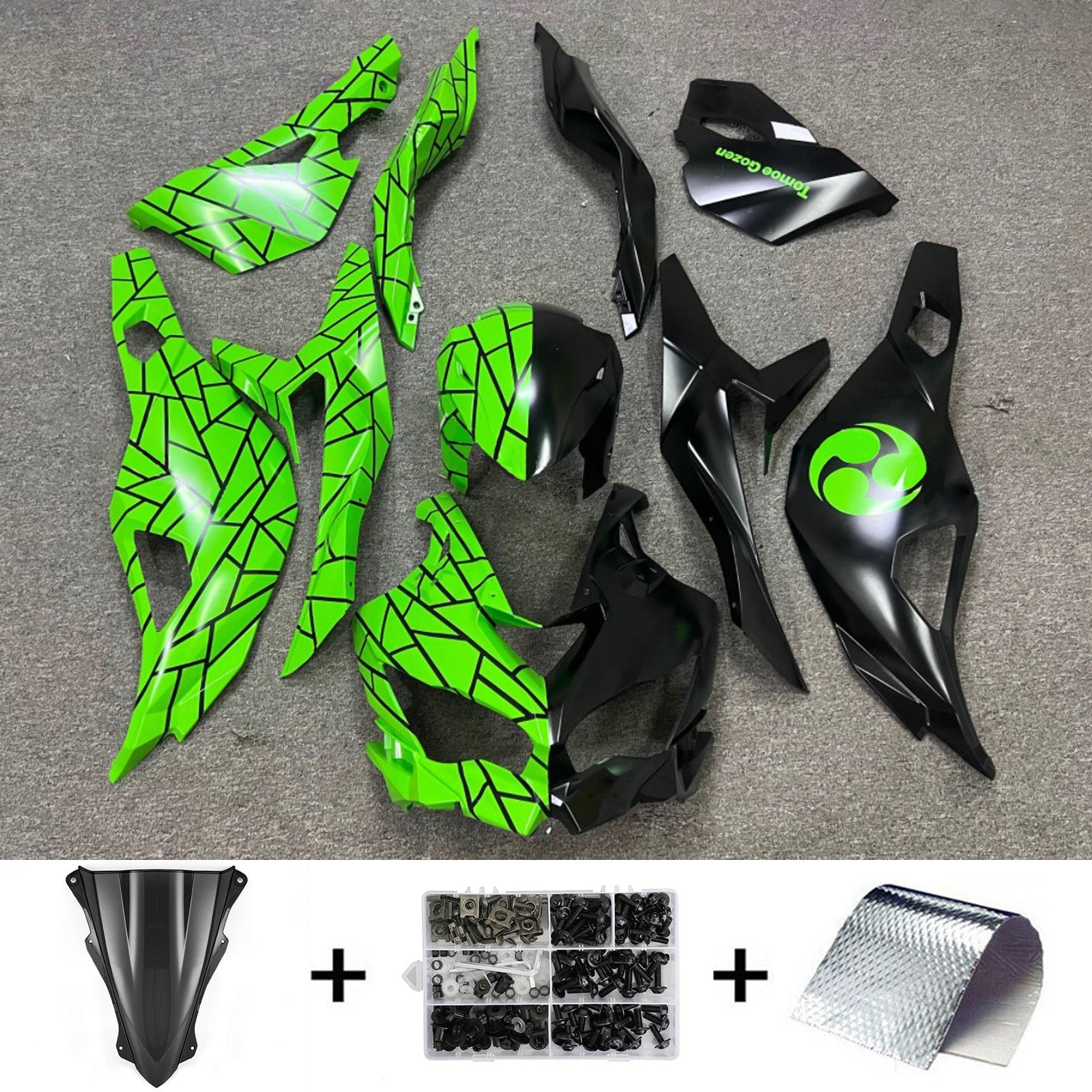 Kit Carenado Inyección Kawasaki Ninja ZX-25R ZX-4R ZX-4RR 2019-2024