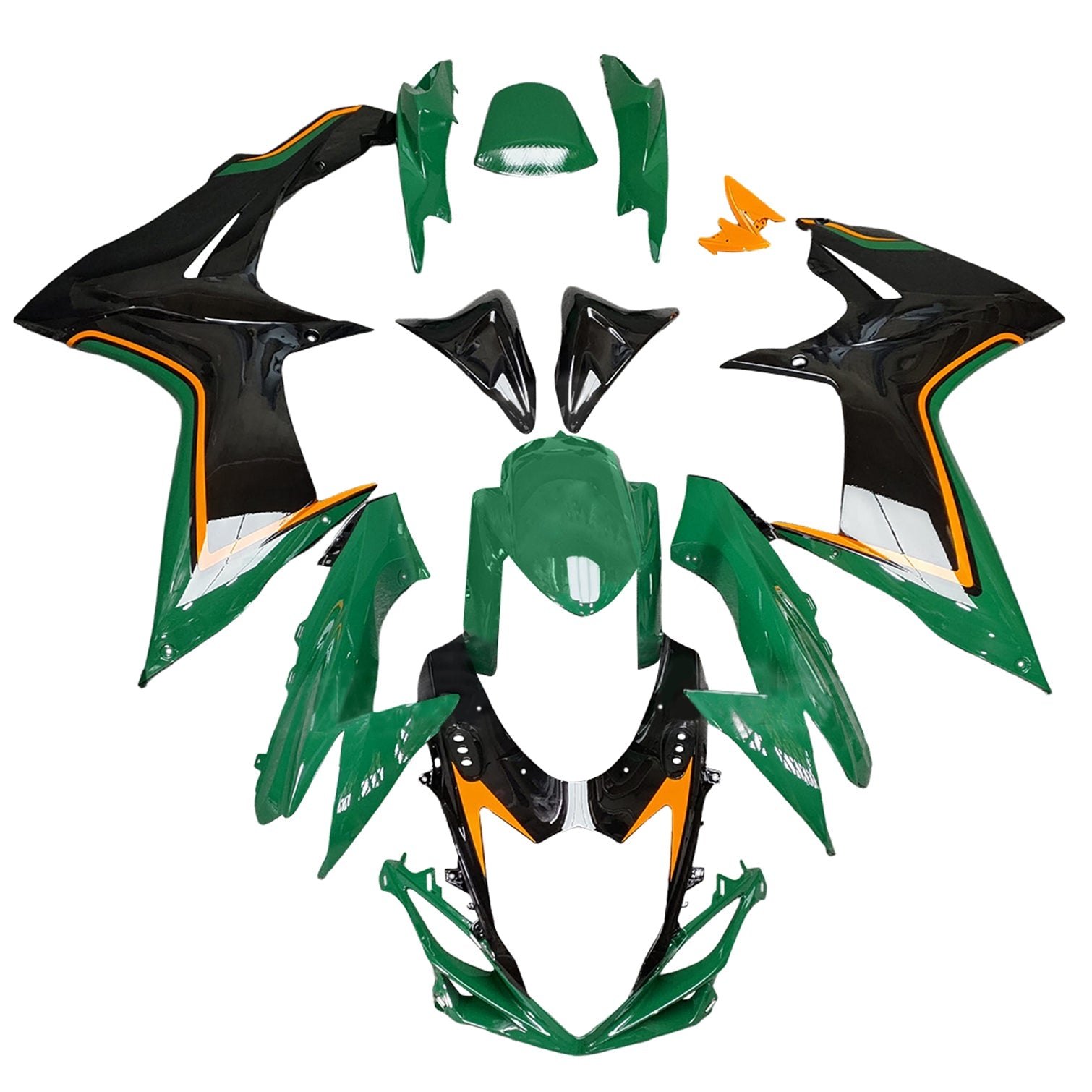 Kit van een tekort geïnjecteerd in ABS-plastic voor Suzuki GSXR 600/750 2011-2025 K11