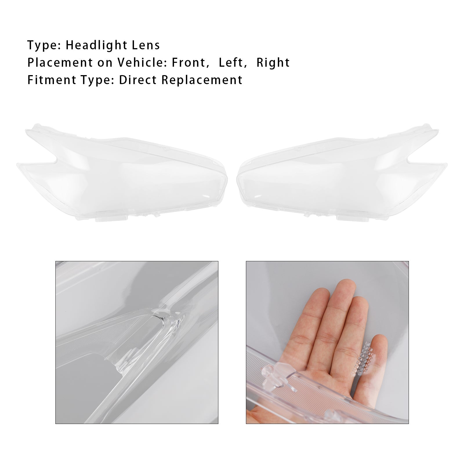 Transparent Hranilnik za žaromet sprednji levi in ​​desni Nissan Murano 2015-2018