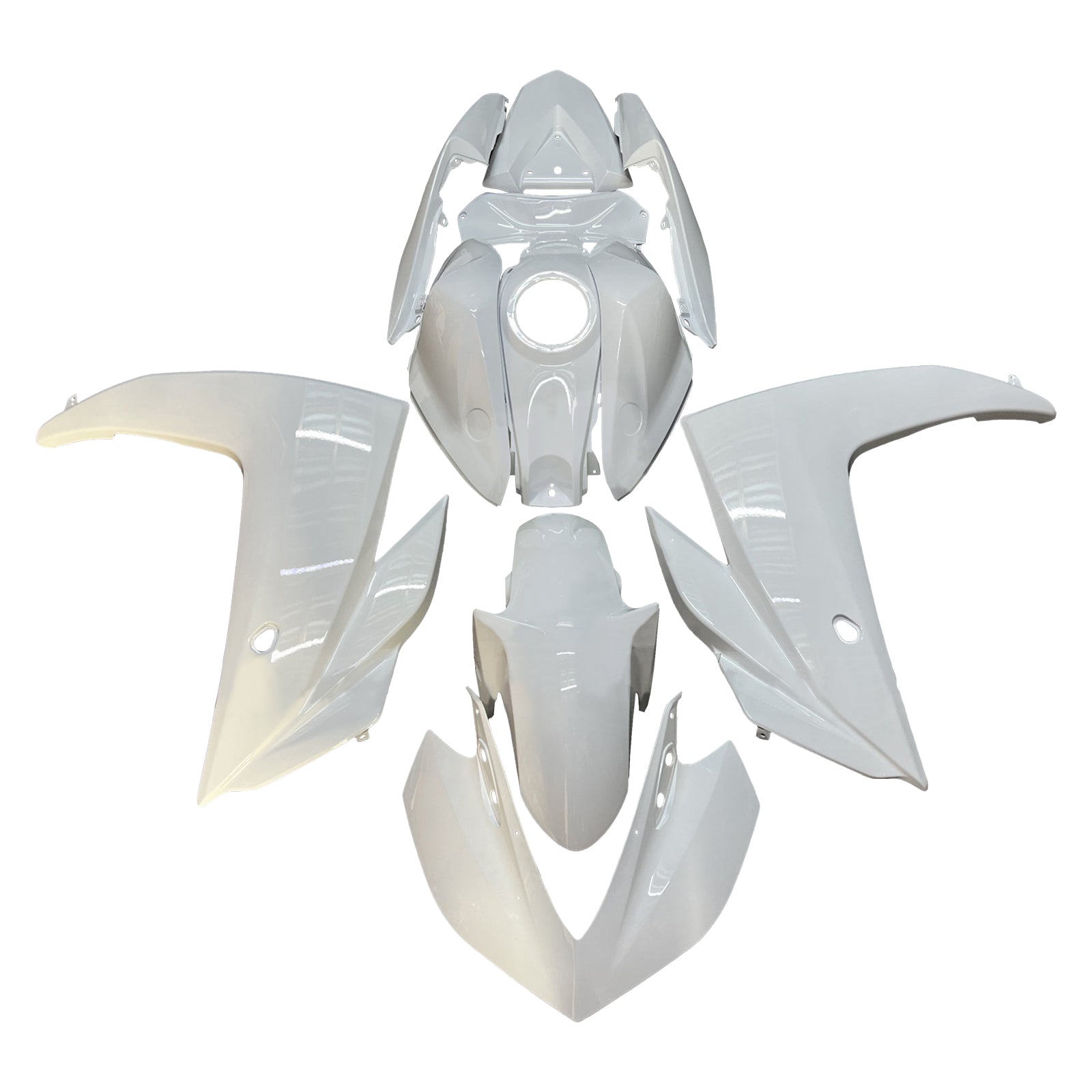 Kit de carénage injecté ABS pour Yamaha YZF-R3 2014-2018 et R25 2015-2017