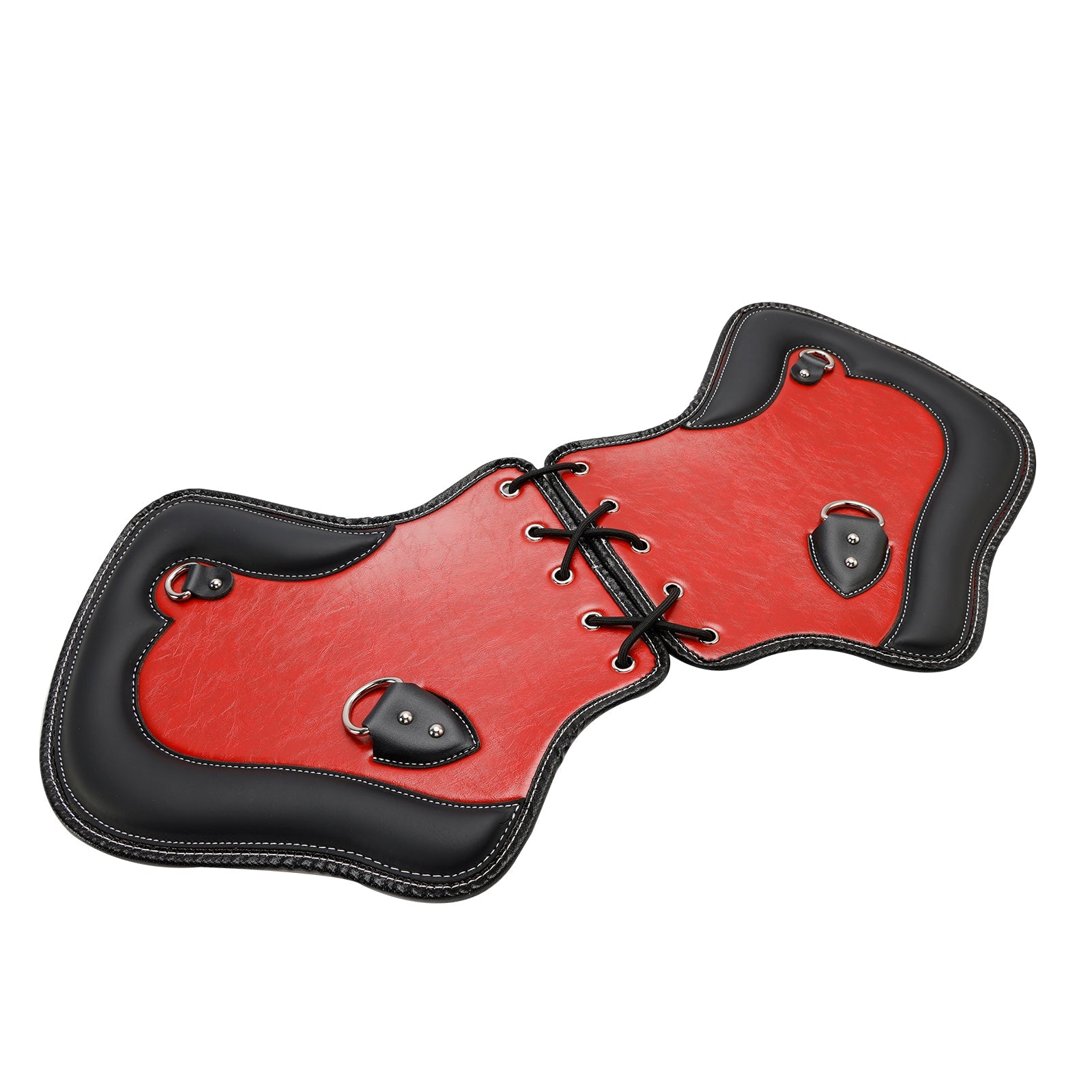 Paar CNC Thermal Saddle-bescherming voor motorfietsen Touring, Softail, Dyna of Sportster (1985-2017) : zwart en bruin