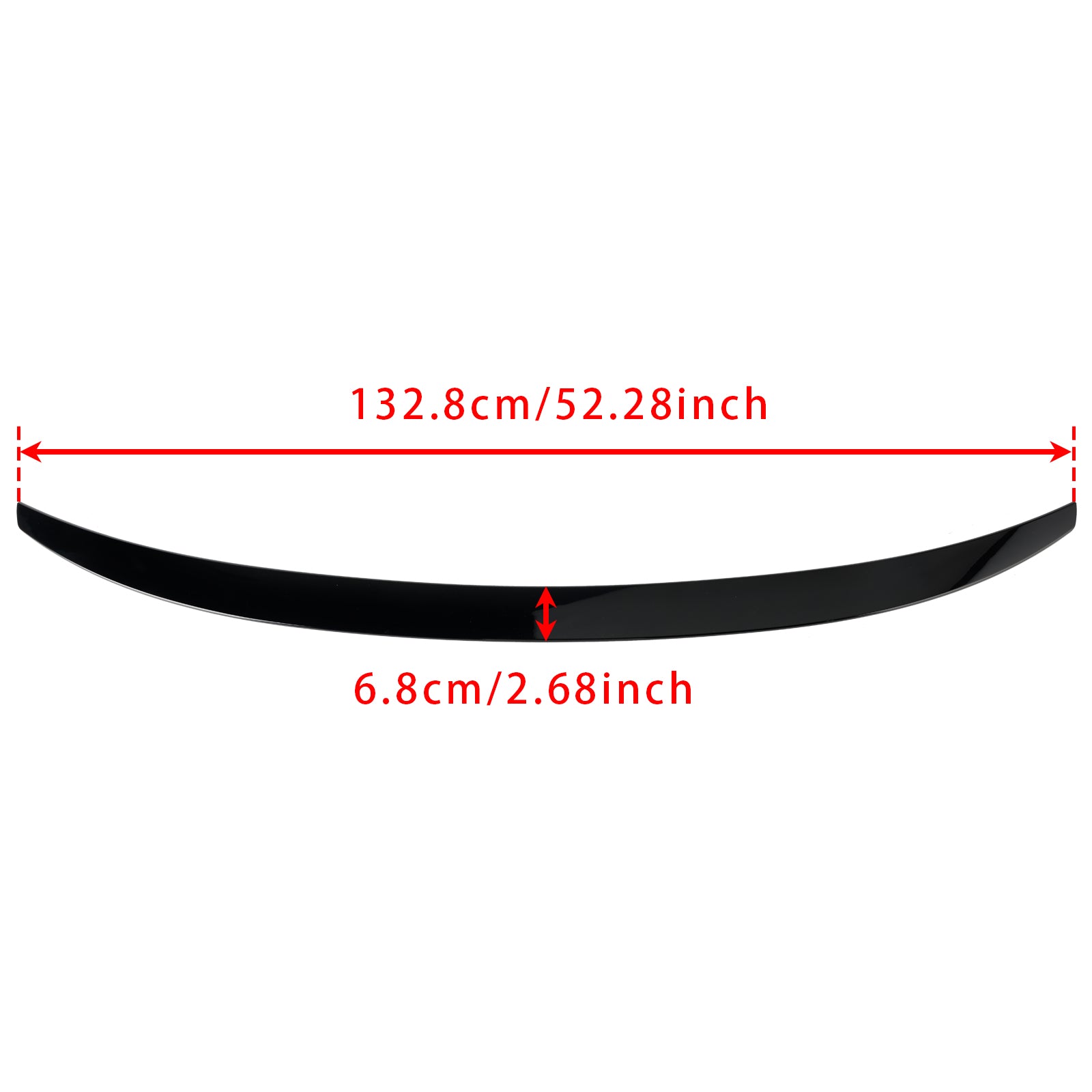 Czarny błyszczący tylny spoiler bagażnika do BMW serii 7 G11 G12 750i 740i 2015-2022