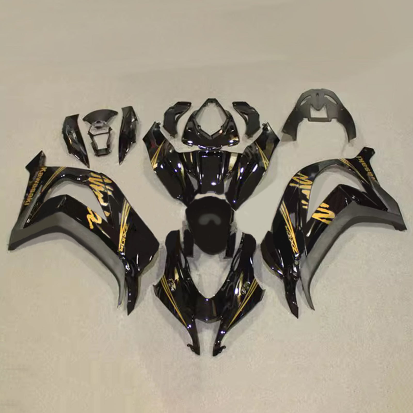 Kit de carénage injecté en plastique ABS compatible avec Kawasaki ZX10R 2016-2020