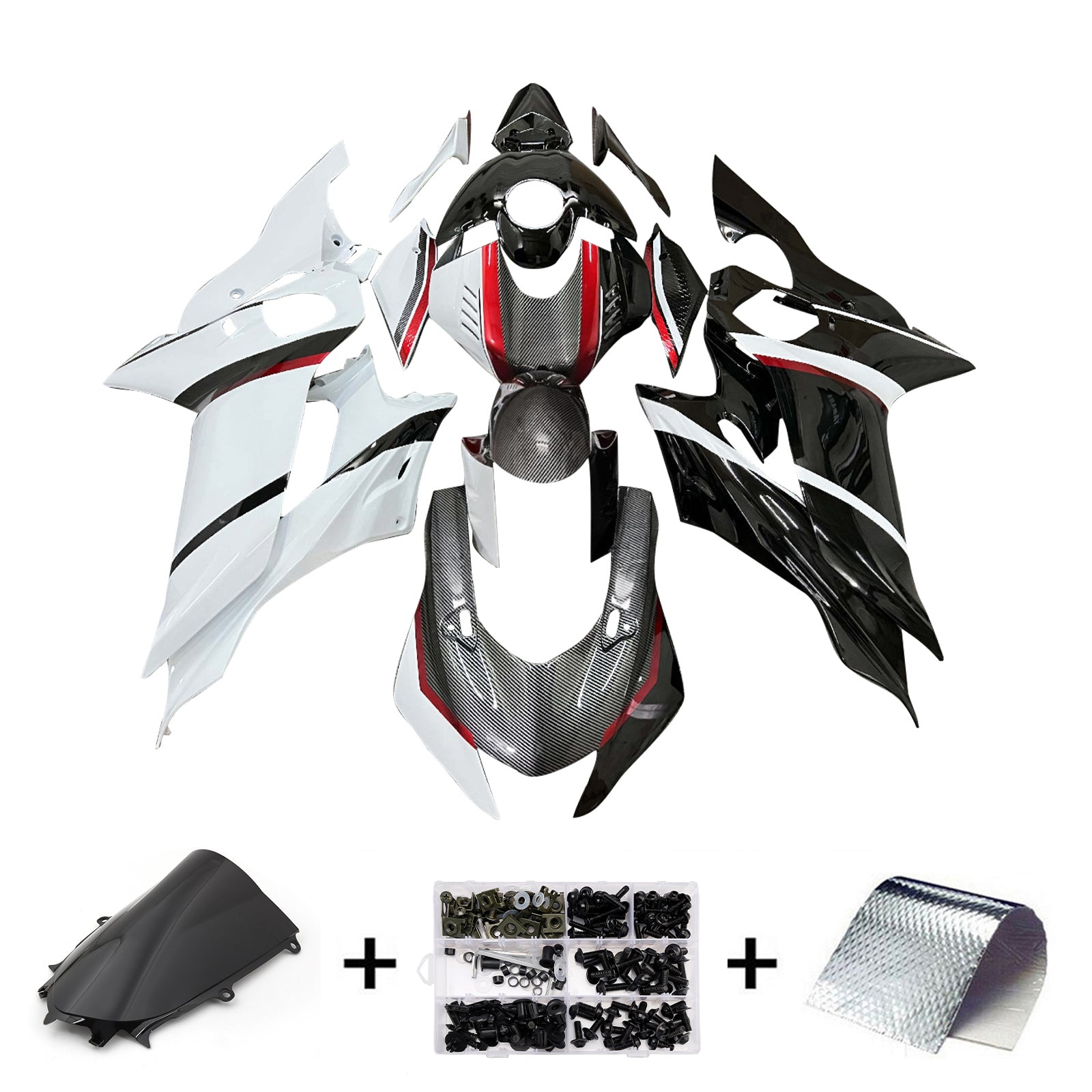 Kit carena iniettata in plastica ABS per Yamaha YZF-R6 2017-2023